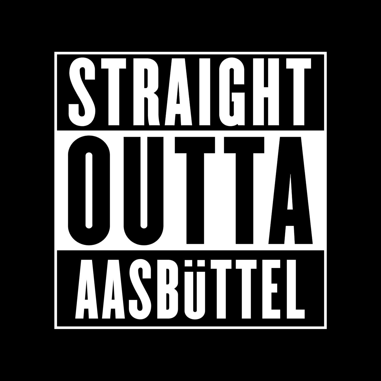 Aasbüttel T-Shirt »Straight Outta«