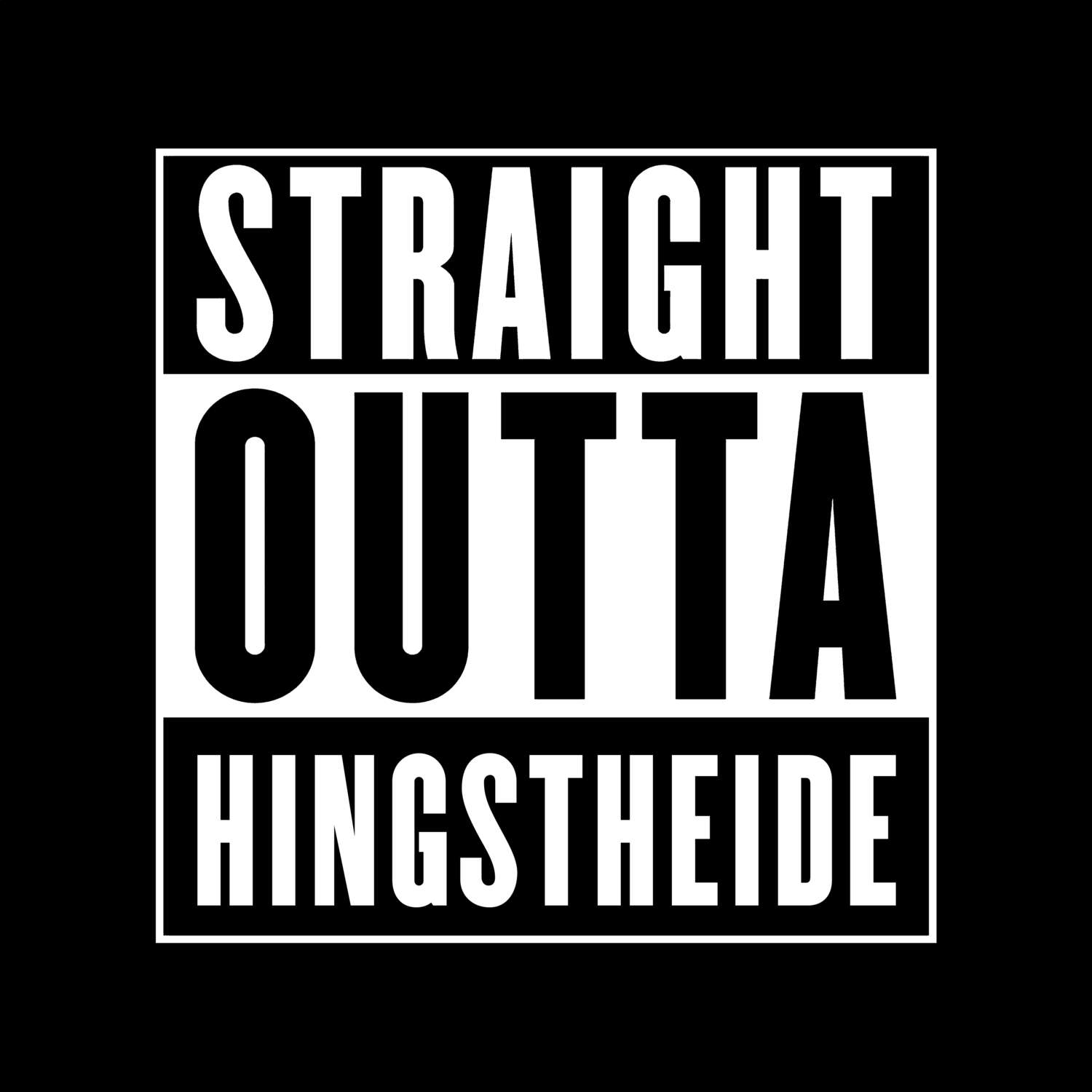 Hingstheide T-Shirt »Straight Outta«