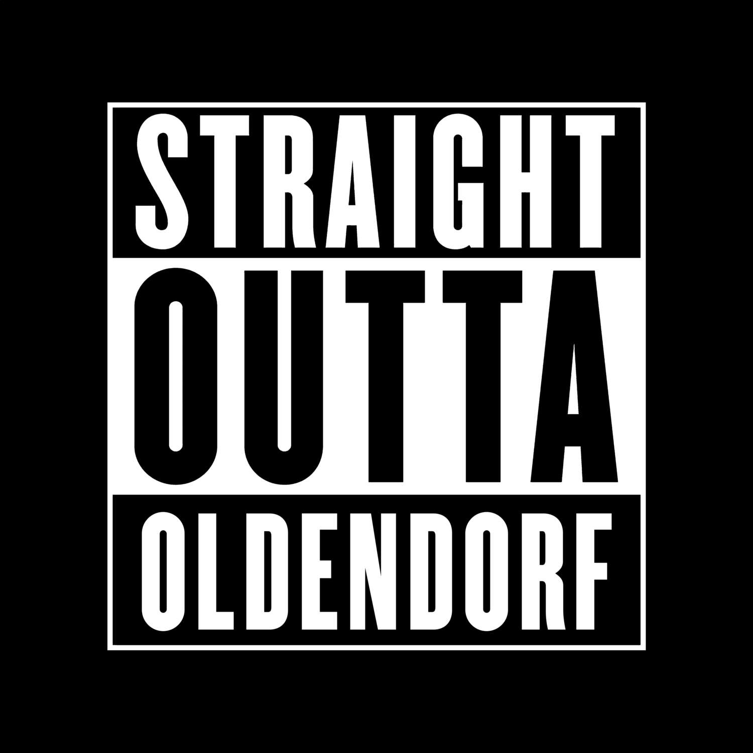 Oldendorf T-Shirt »Straight Outta«
