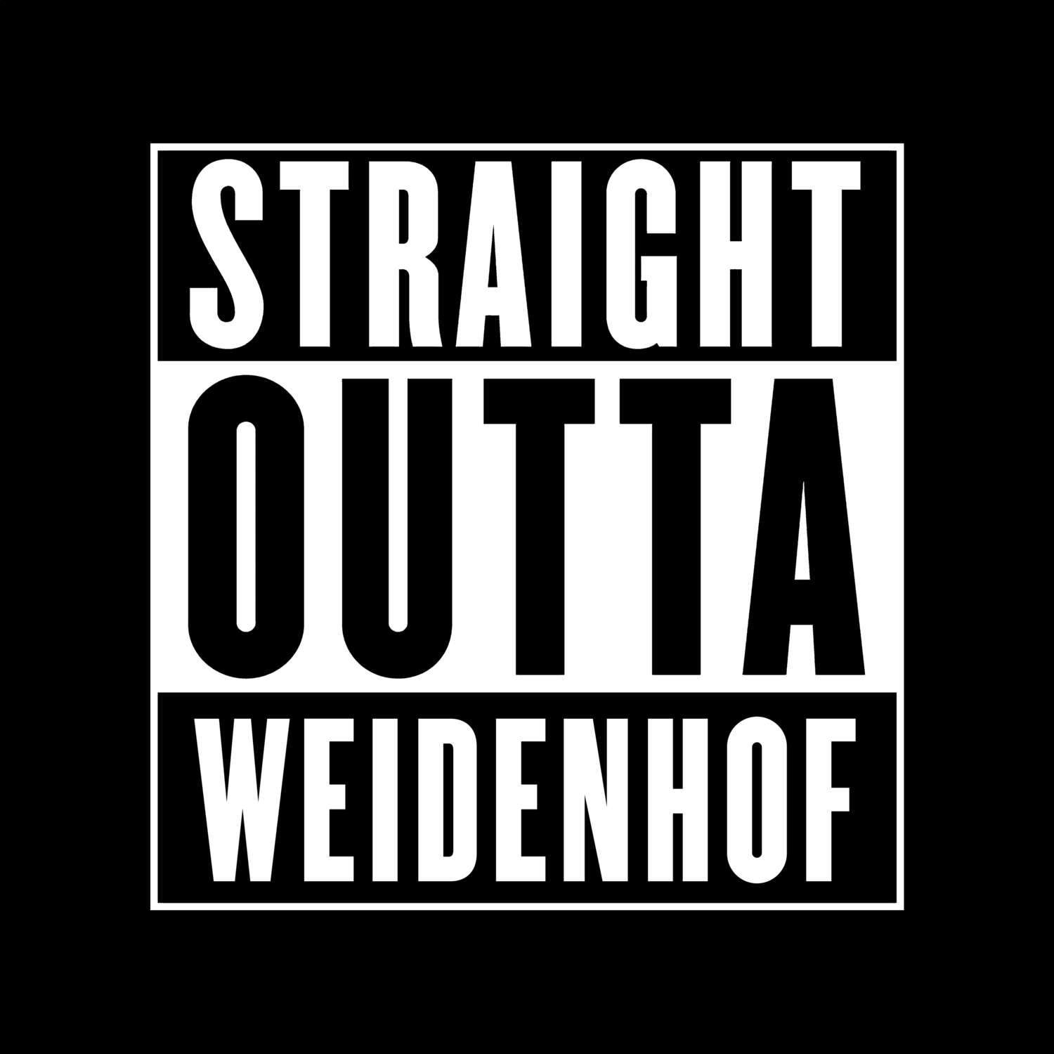 Weidenhof T-Shirt »Straight Outta«