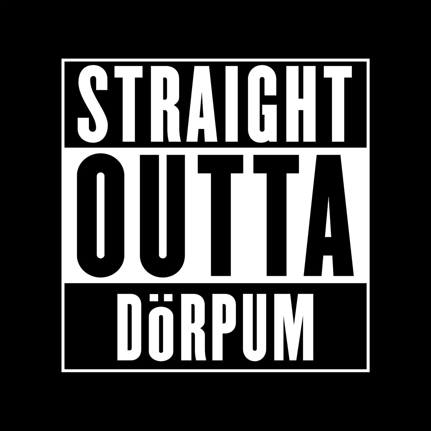 Dörpum T-Shirt »Straight Outta«