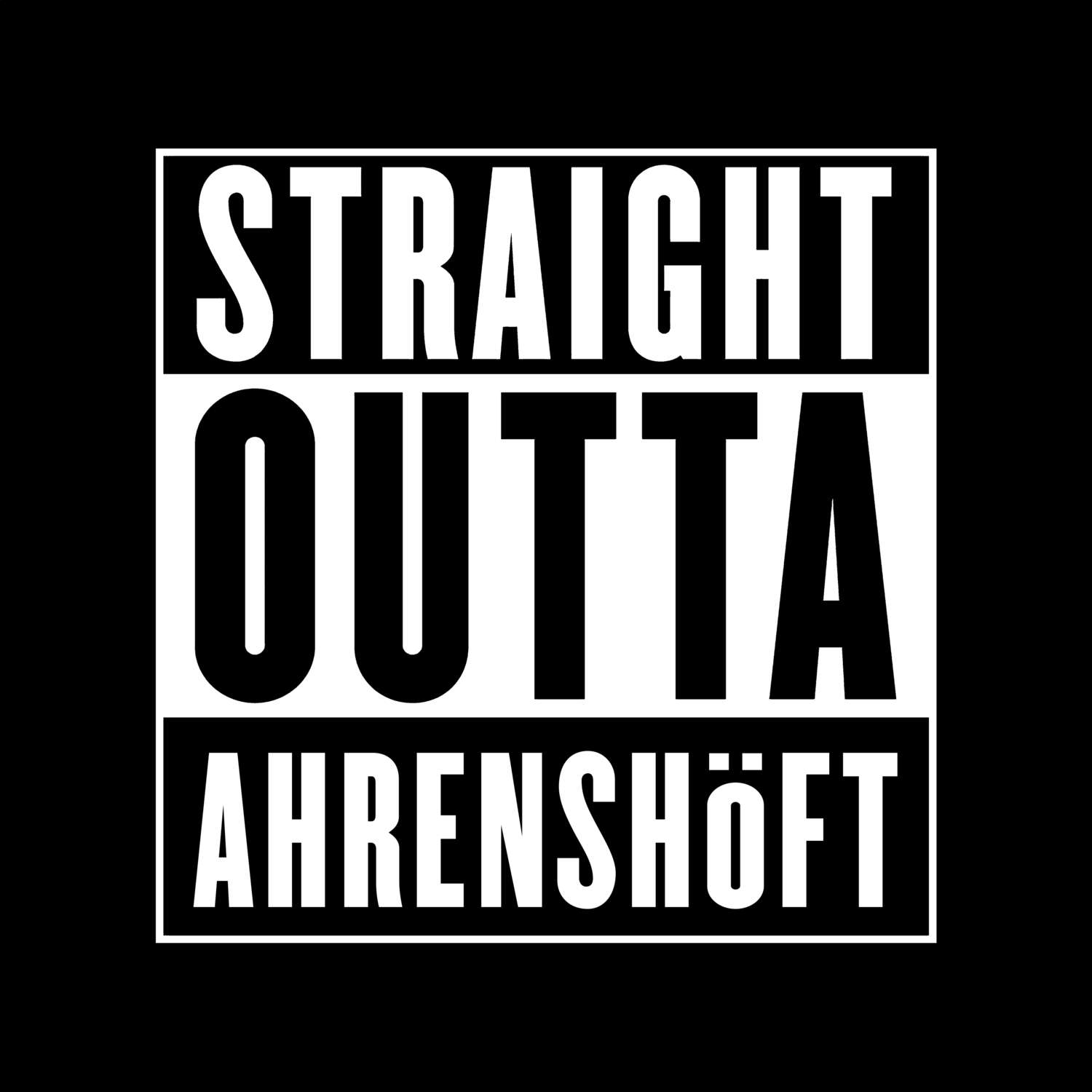 Ahrenshöft T-Shirt »Straight Outta«