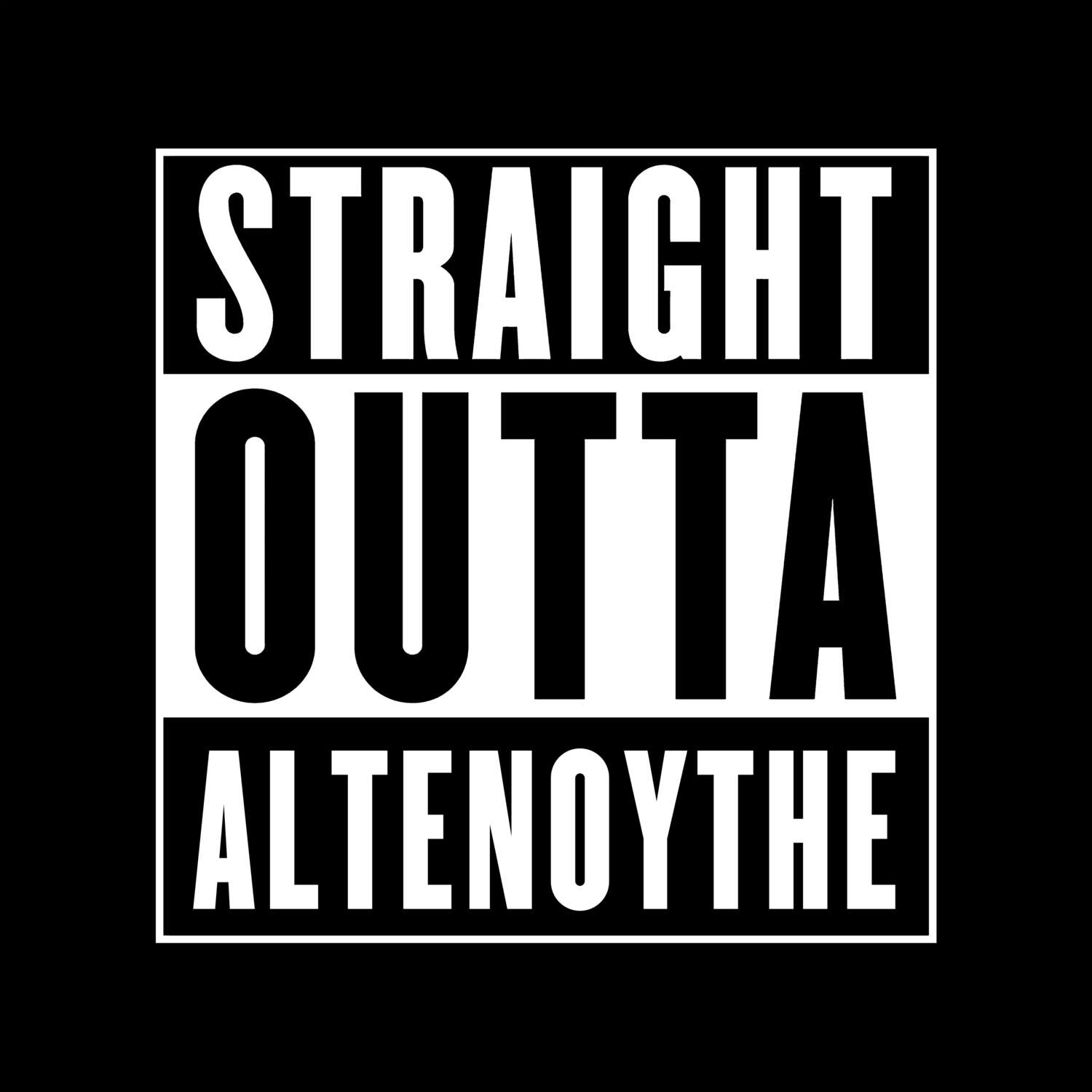 Altenoythe T-Shirt »Straight Outta«
