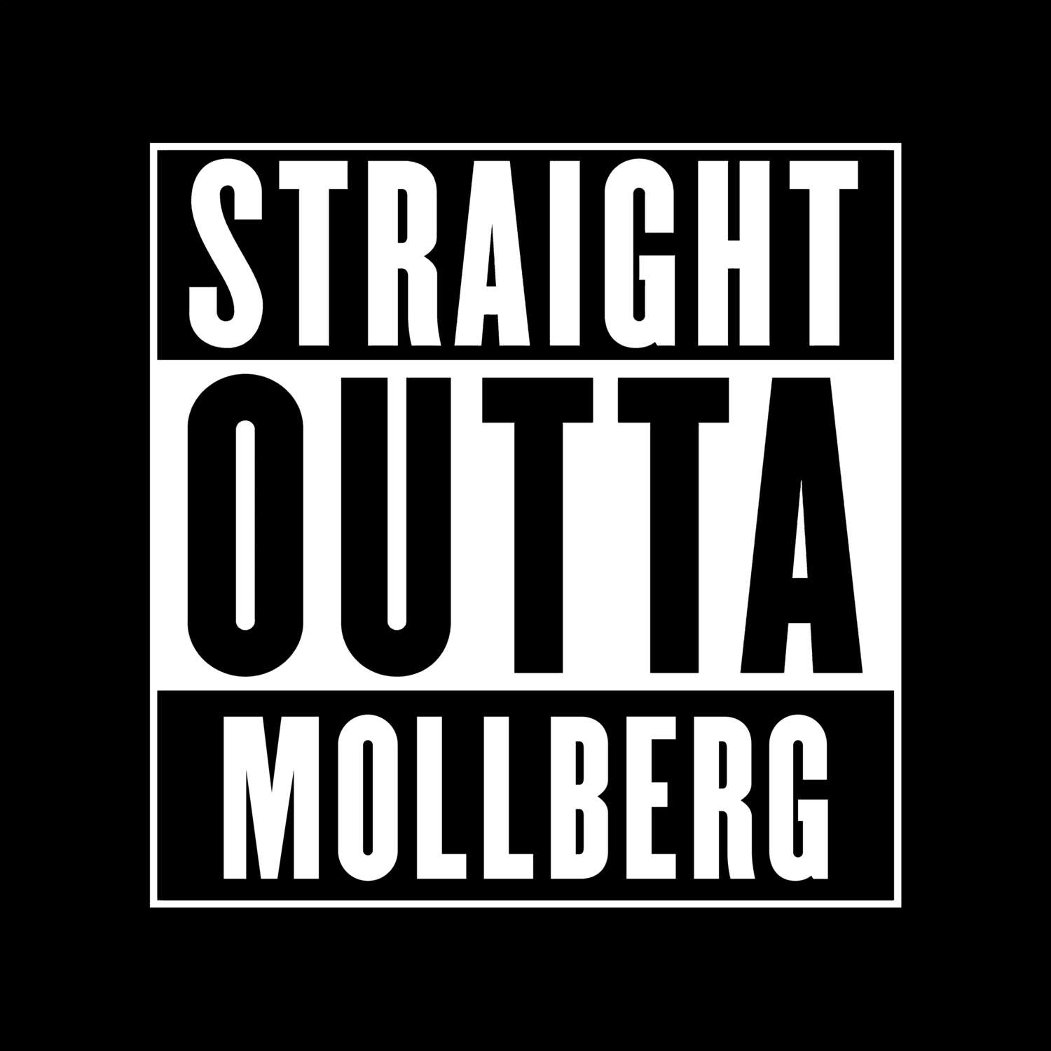 Mollberg T-Shirt »Straight Outta«