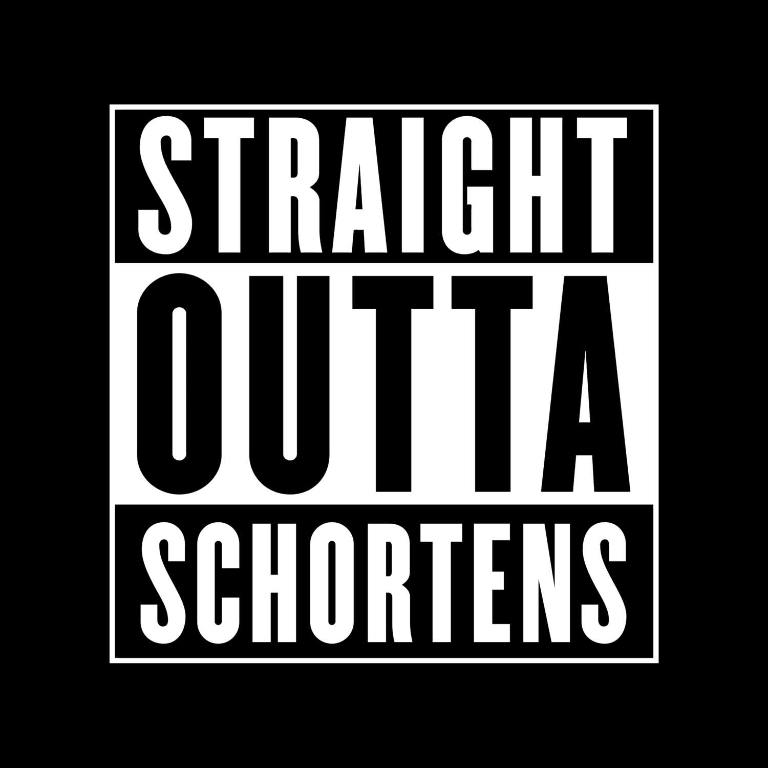 Schortens T-Shirt »Straight Outta«