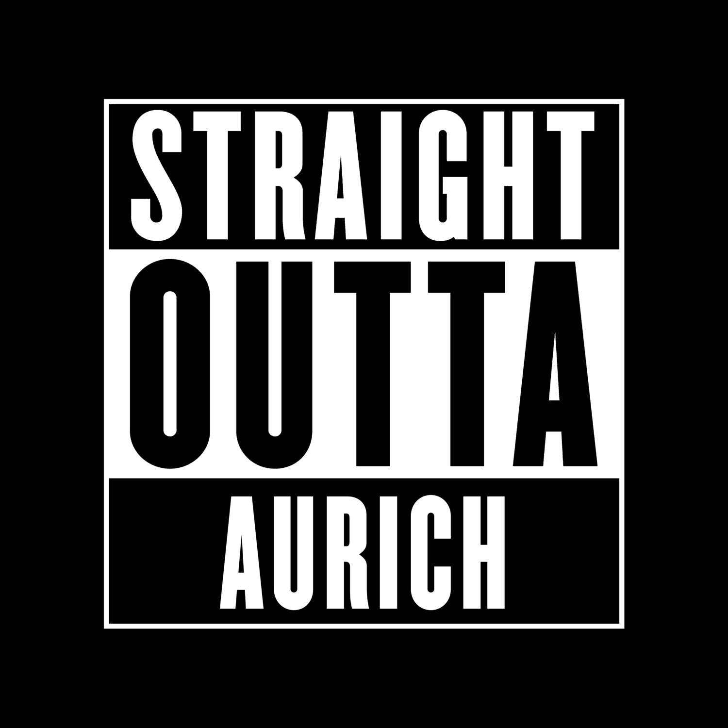 Aurich T-Shirt »Straight Outta«