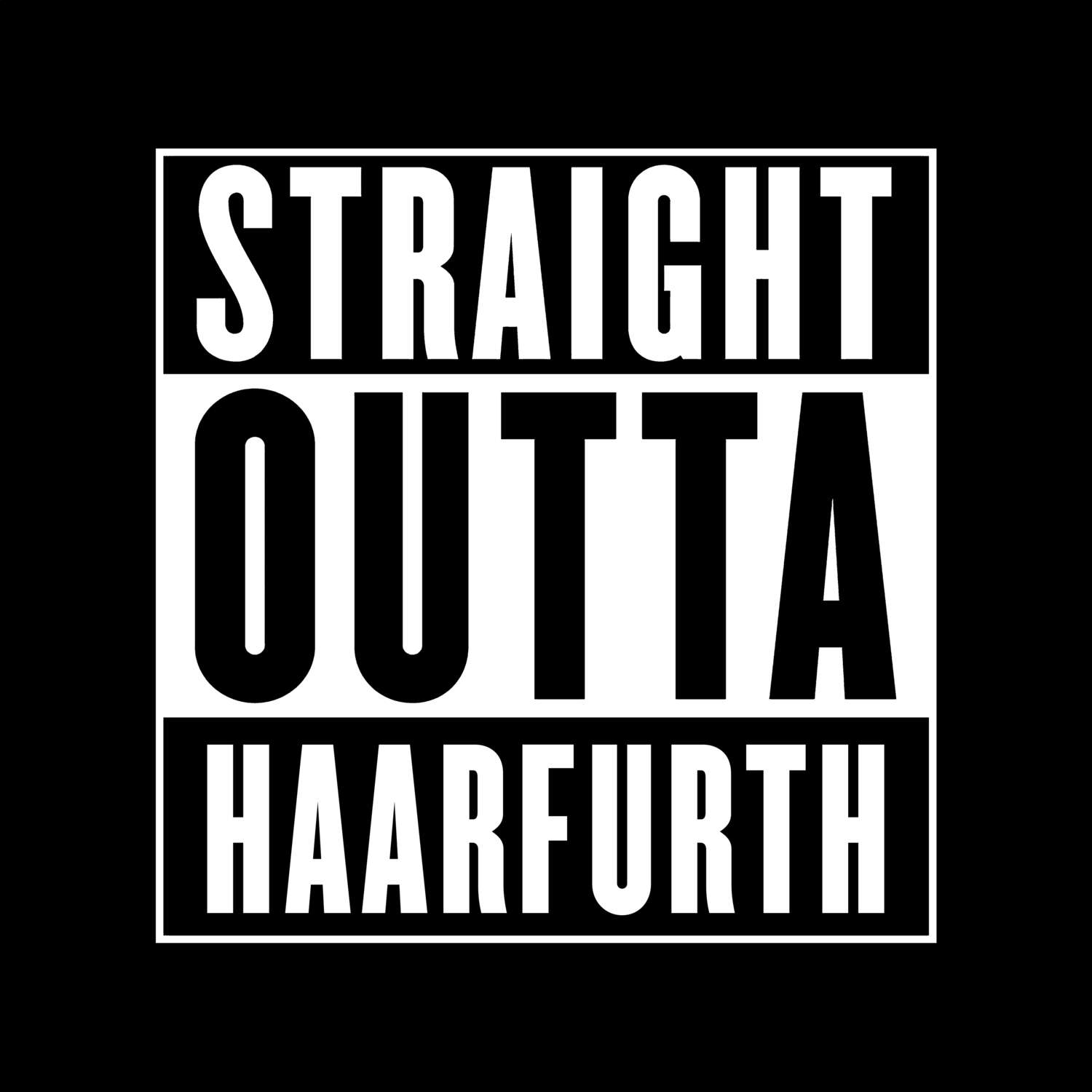 Haarfurth T-Shirt »Straight Outta«