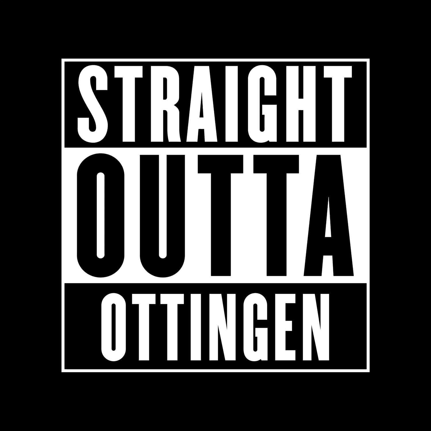 Ottingen T-Shirt »Straight Outta«