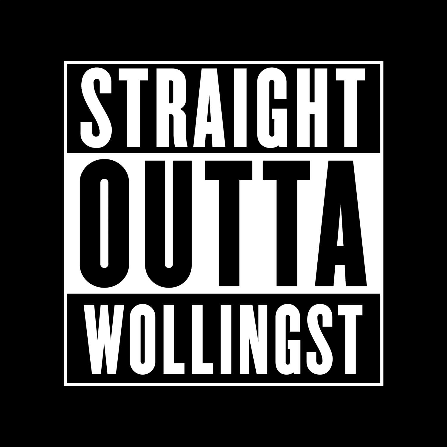 Wollingst T-Shirt »Straight Outta«