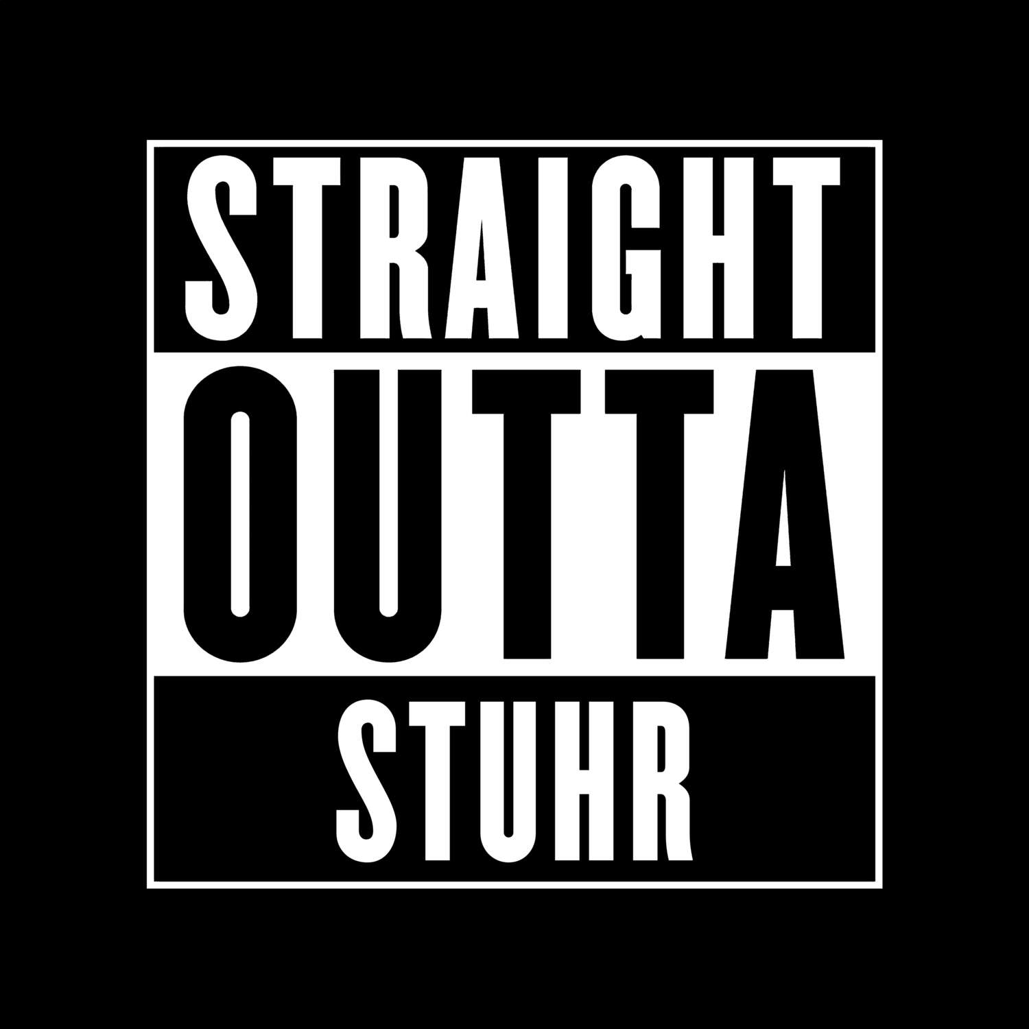 Stuhr T-Shirt »Straight Outta«