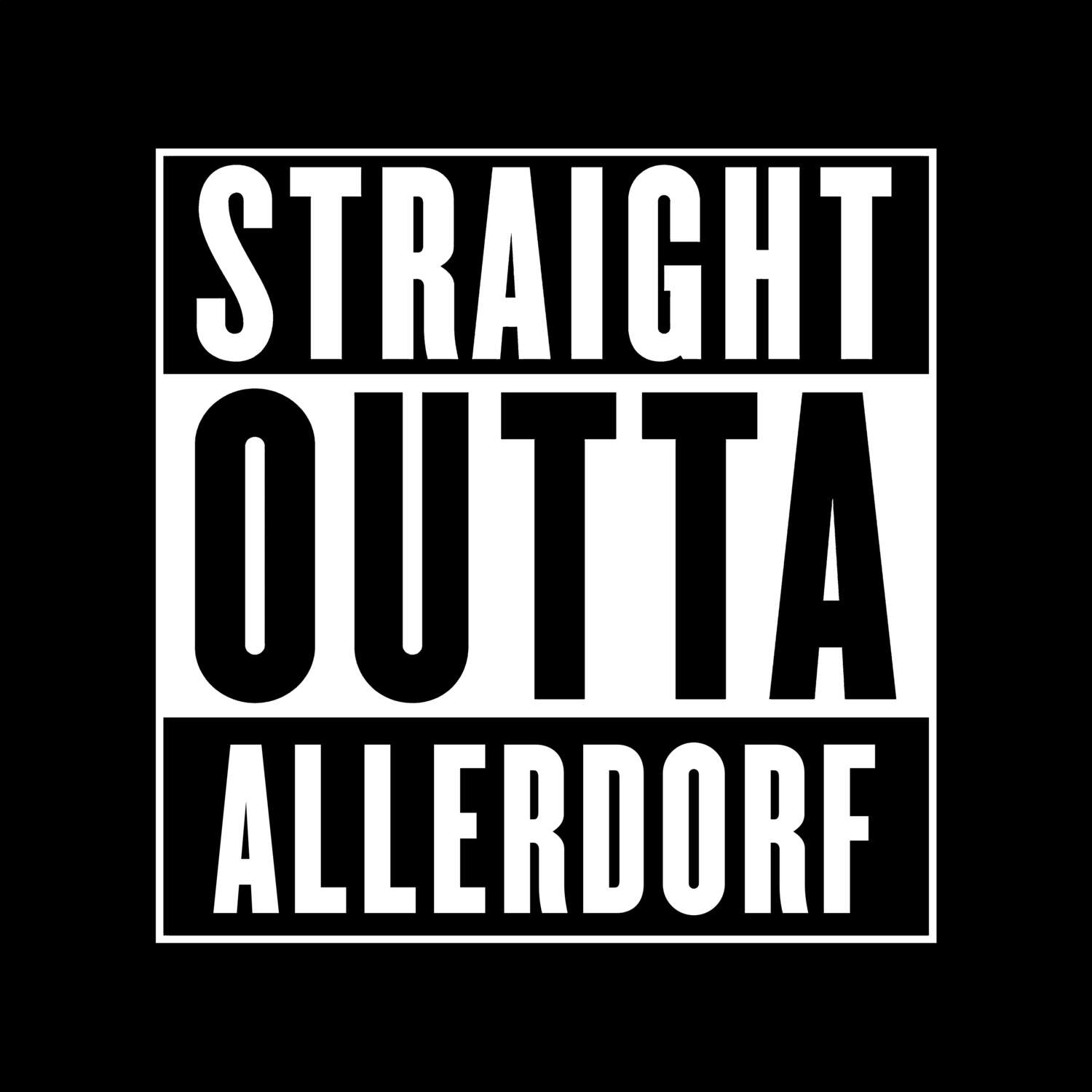 Allerdorf T-Shirt »Straight Outta«