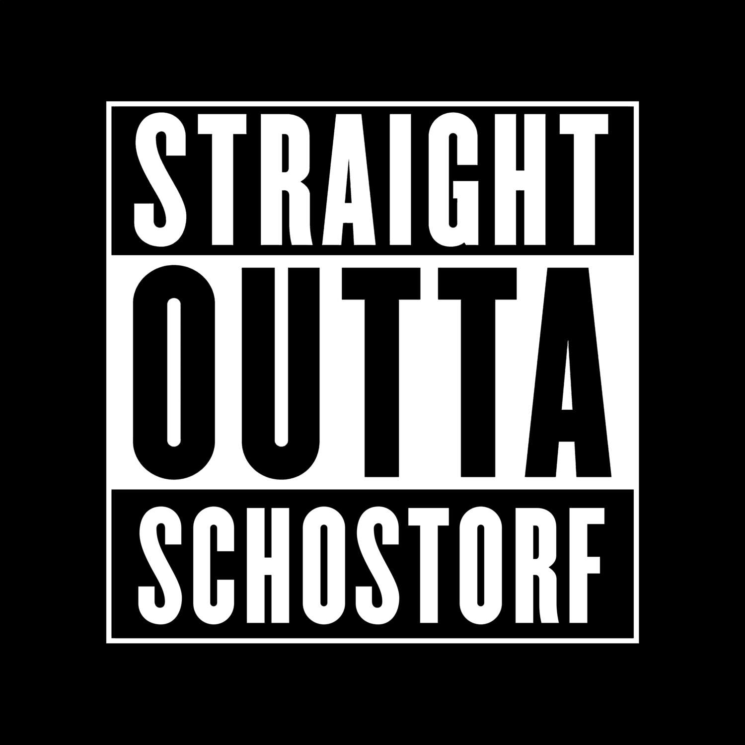 Schostorf T-Shirt »Straight Outta«