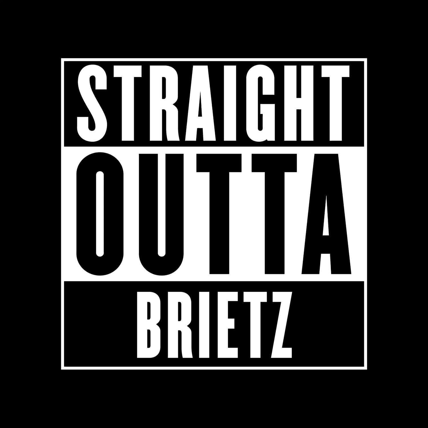 Brietz T-Shirt »Straight Outta«