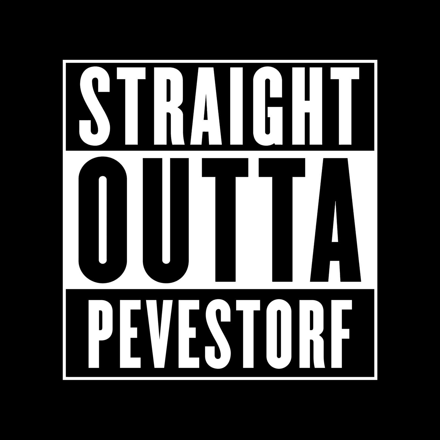 Pevestorf T-Shirt »Straight Outta«