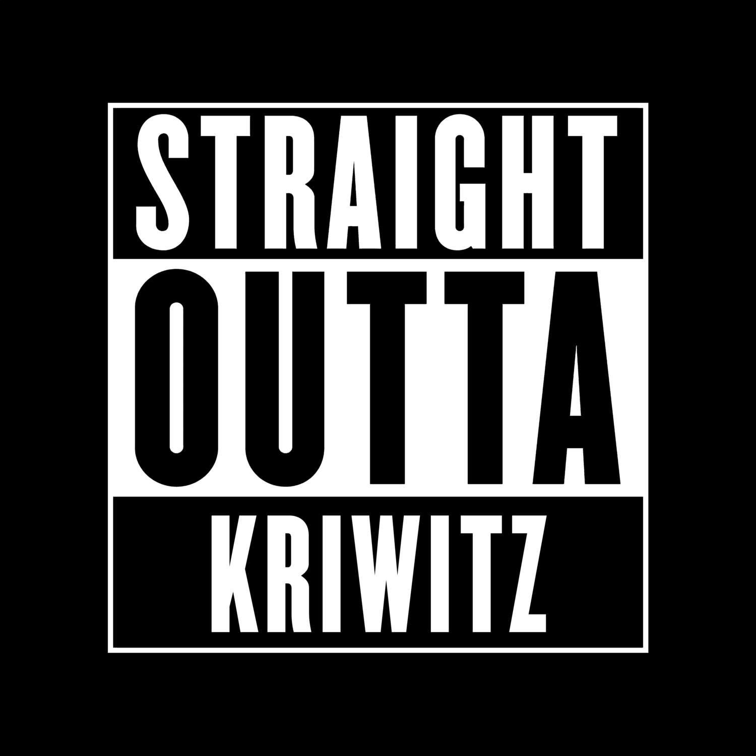 Kriwitz T-Shirt »Straight Outta«