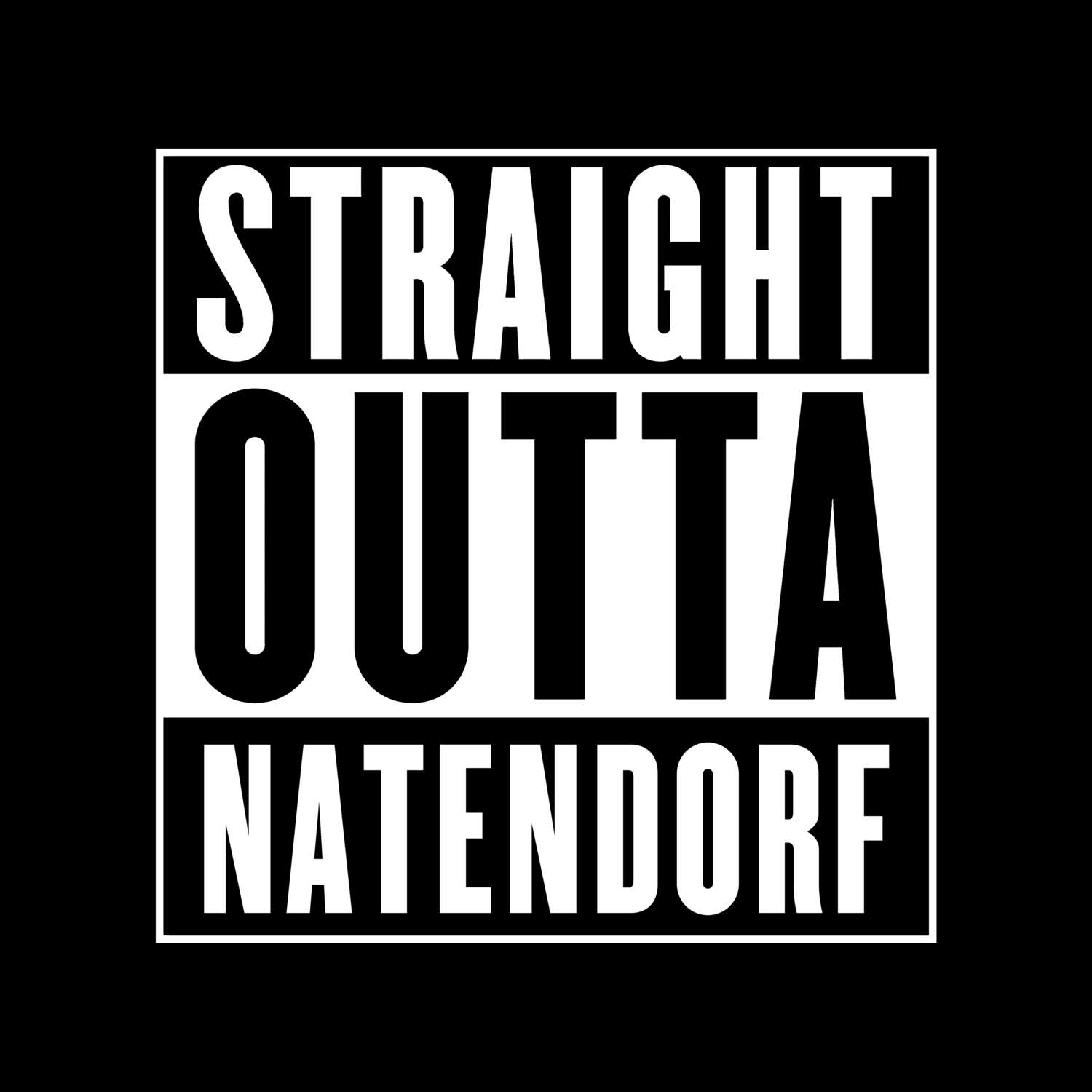 Natendorf T-Shirt »Straight Outta«