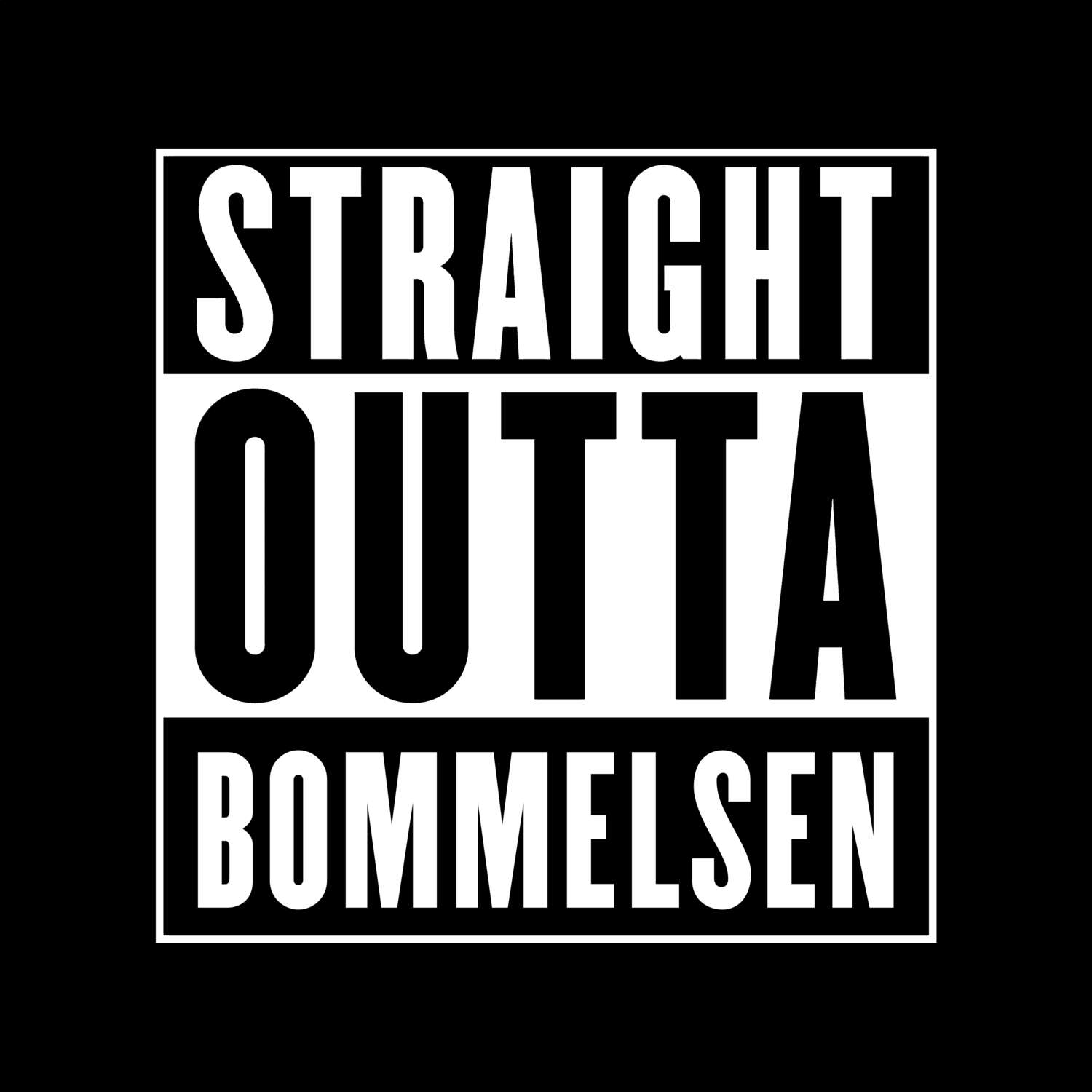 Bommelsen T-Shirt »Straight Outta«