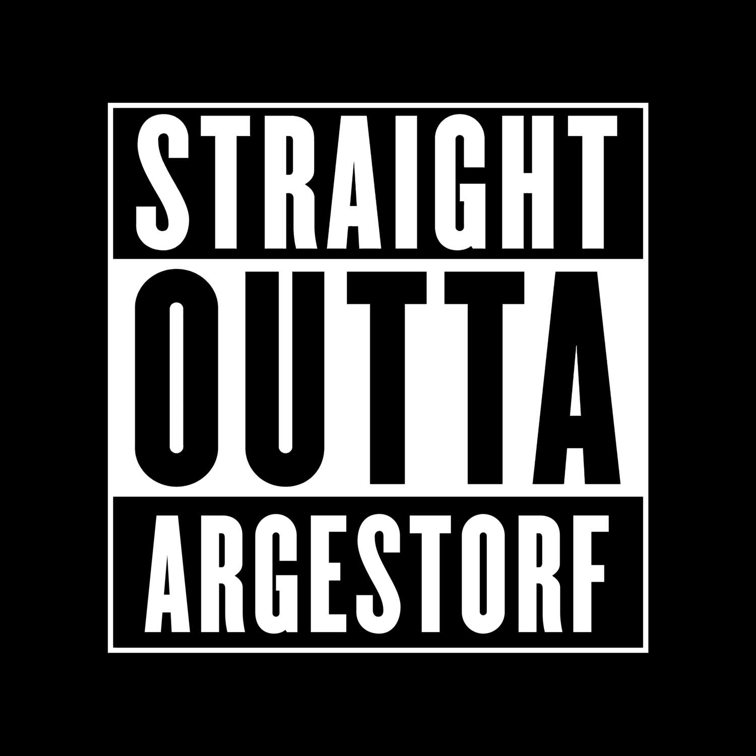 Argestorf T-Shirt »Straight Outta«