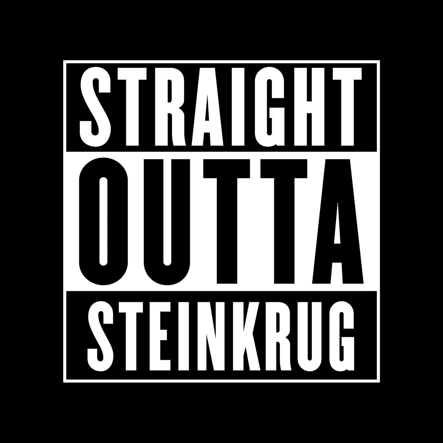Steinkrug T-Shirt »Straight Outta«