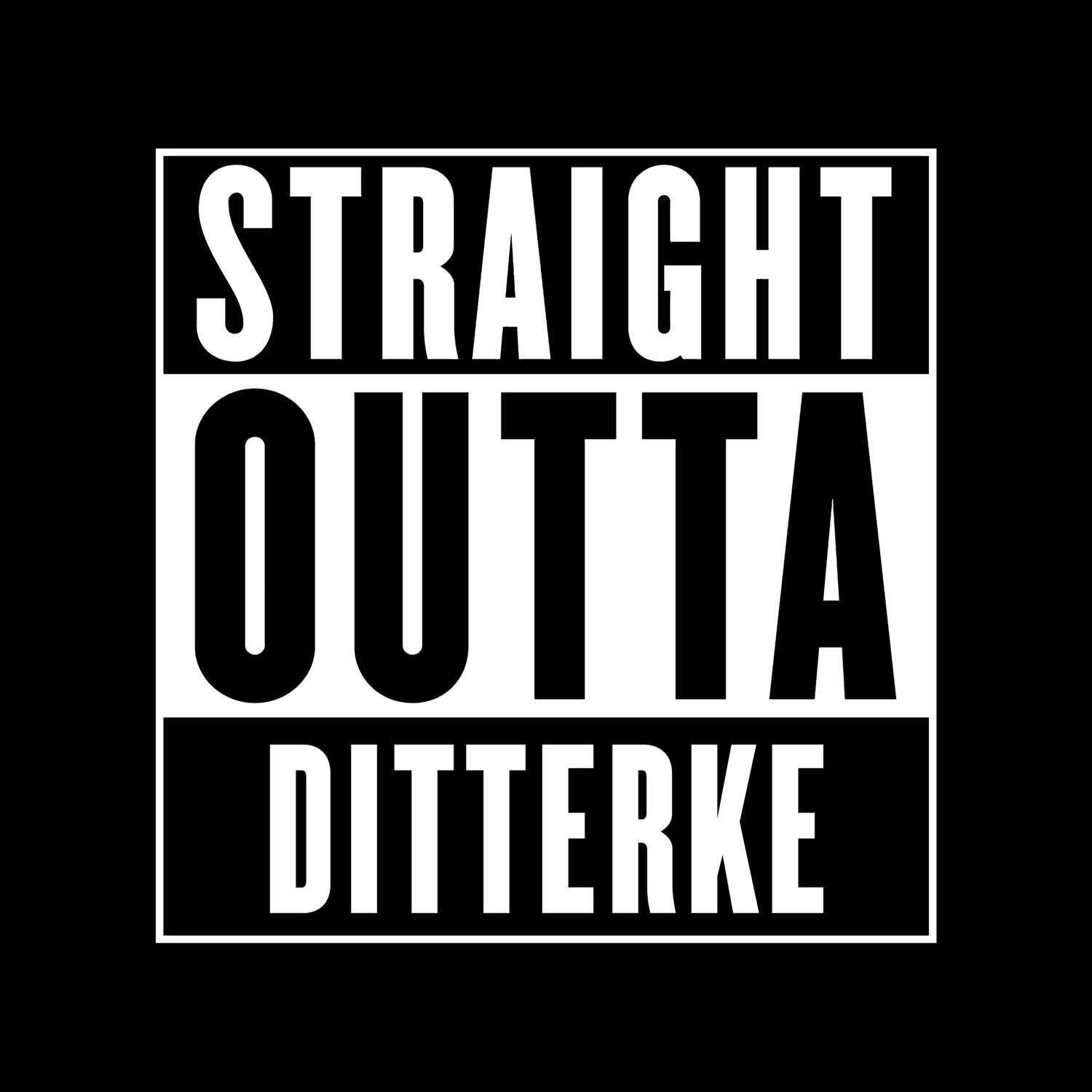Ditterke T-Shirt »Straight Outta«