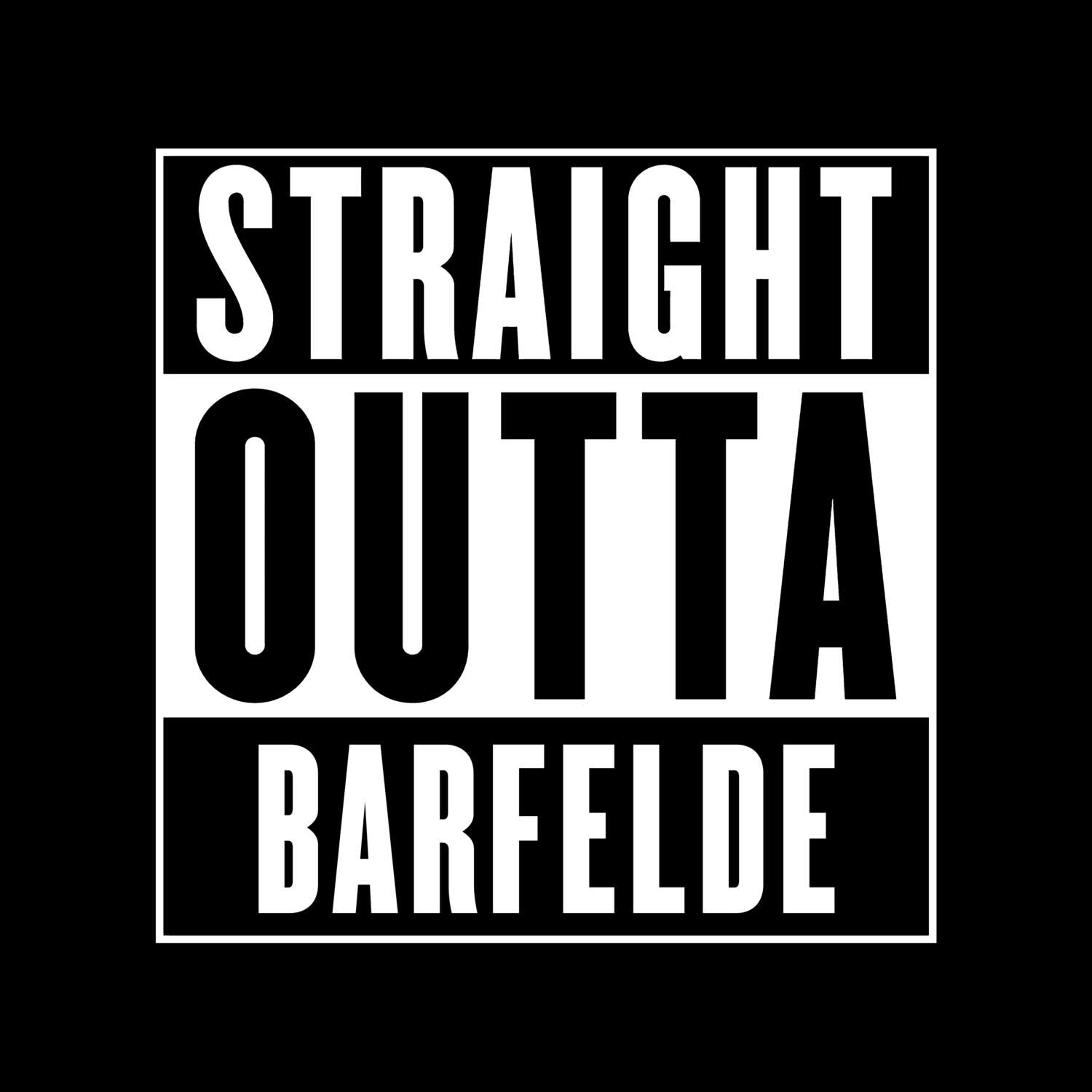 Barfelde T-Shirt »Straight Outta«