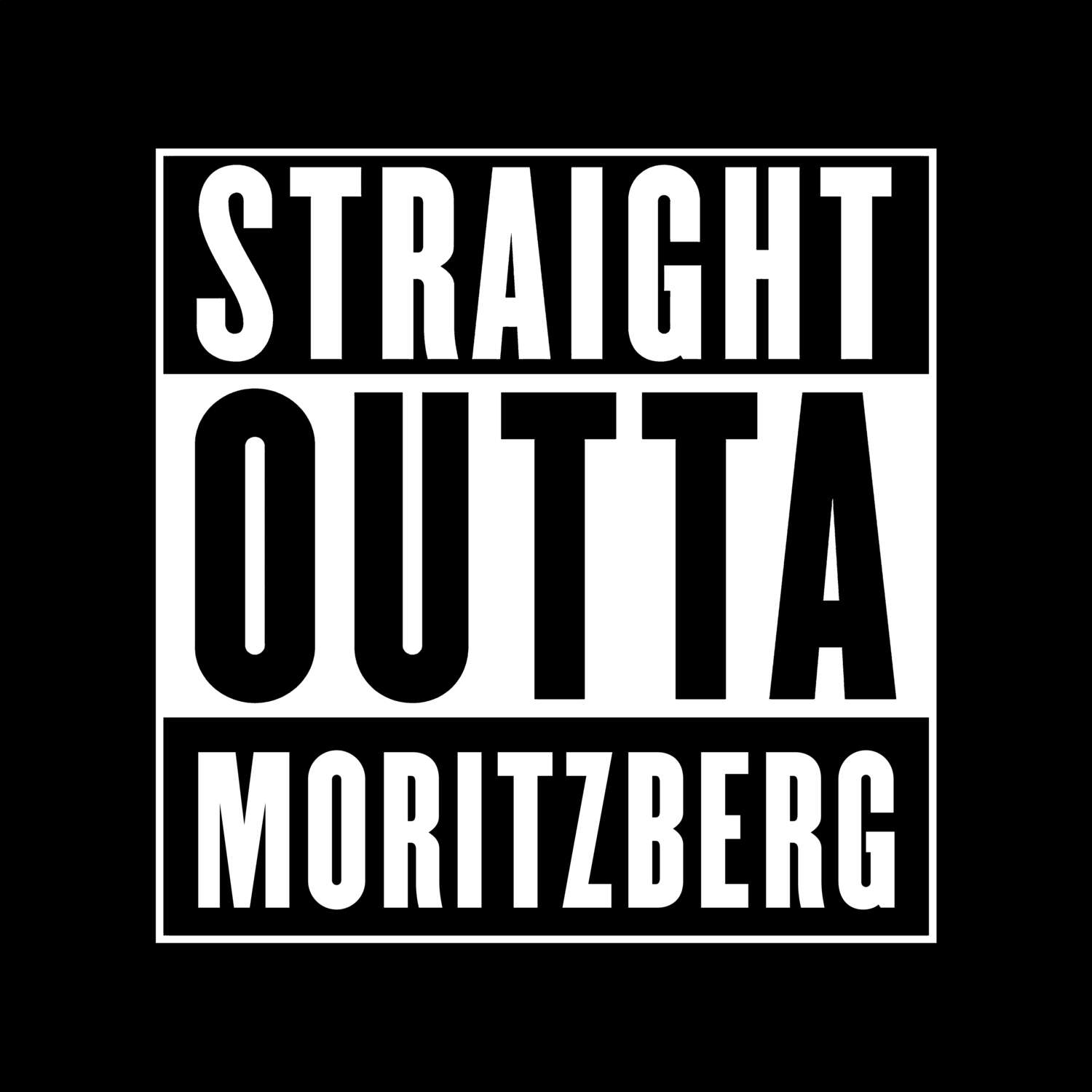 Moritzberg T-Shirt »Straight Outta«