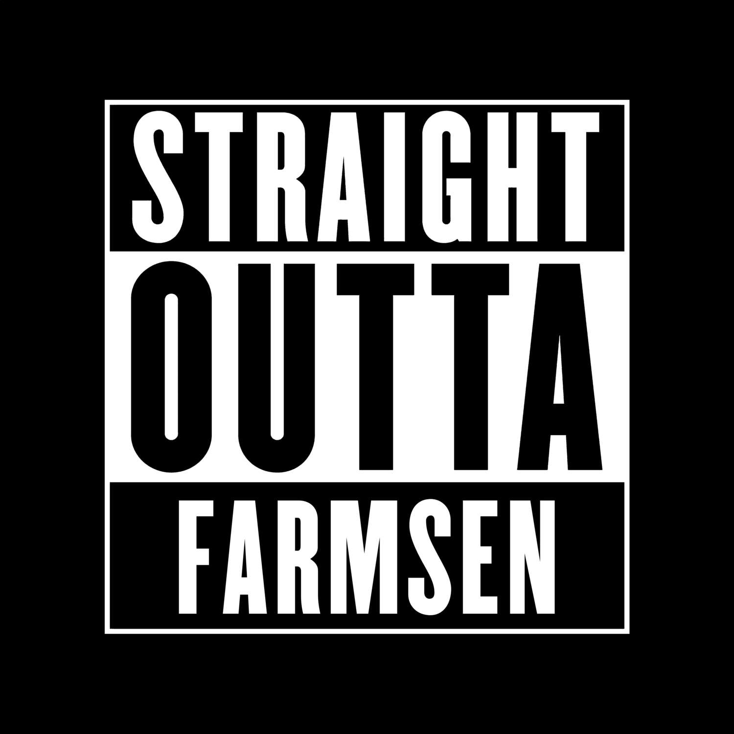 Farmsen T-Shirt »Straight Outta«