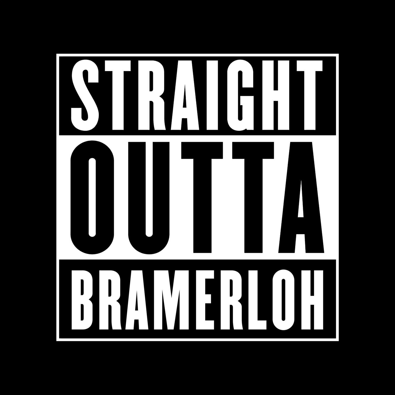 Bramerloh T-Shirt »Straight Outta«