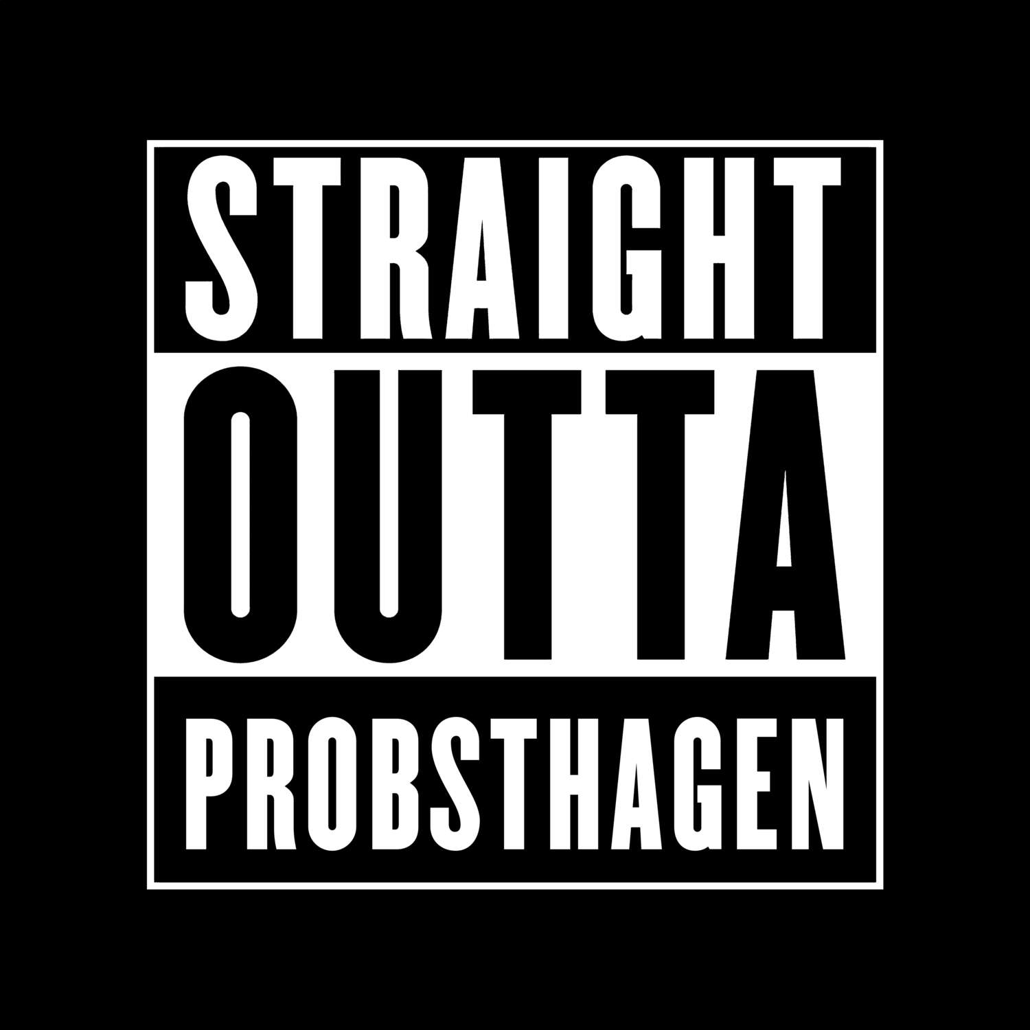 Probsthagen T-Shirt »Straight Outta«