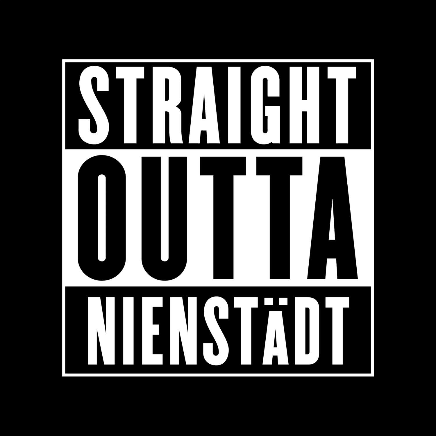 Nienstädt T-Shirt »Straight Outta«