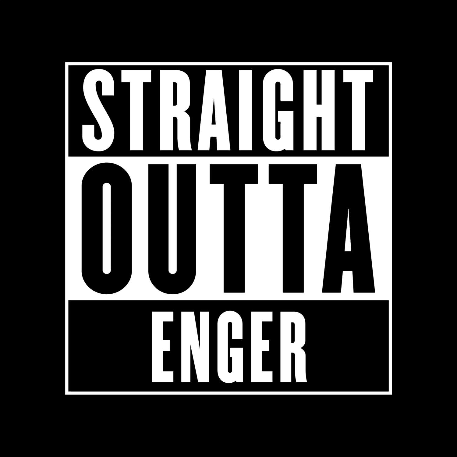 Enger T-Shirt »Straight Outta«