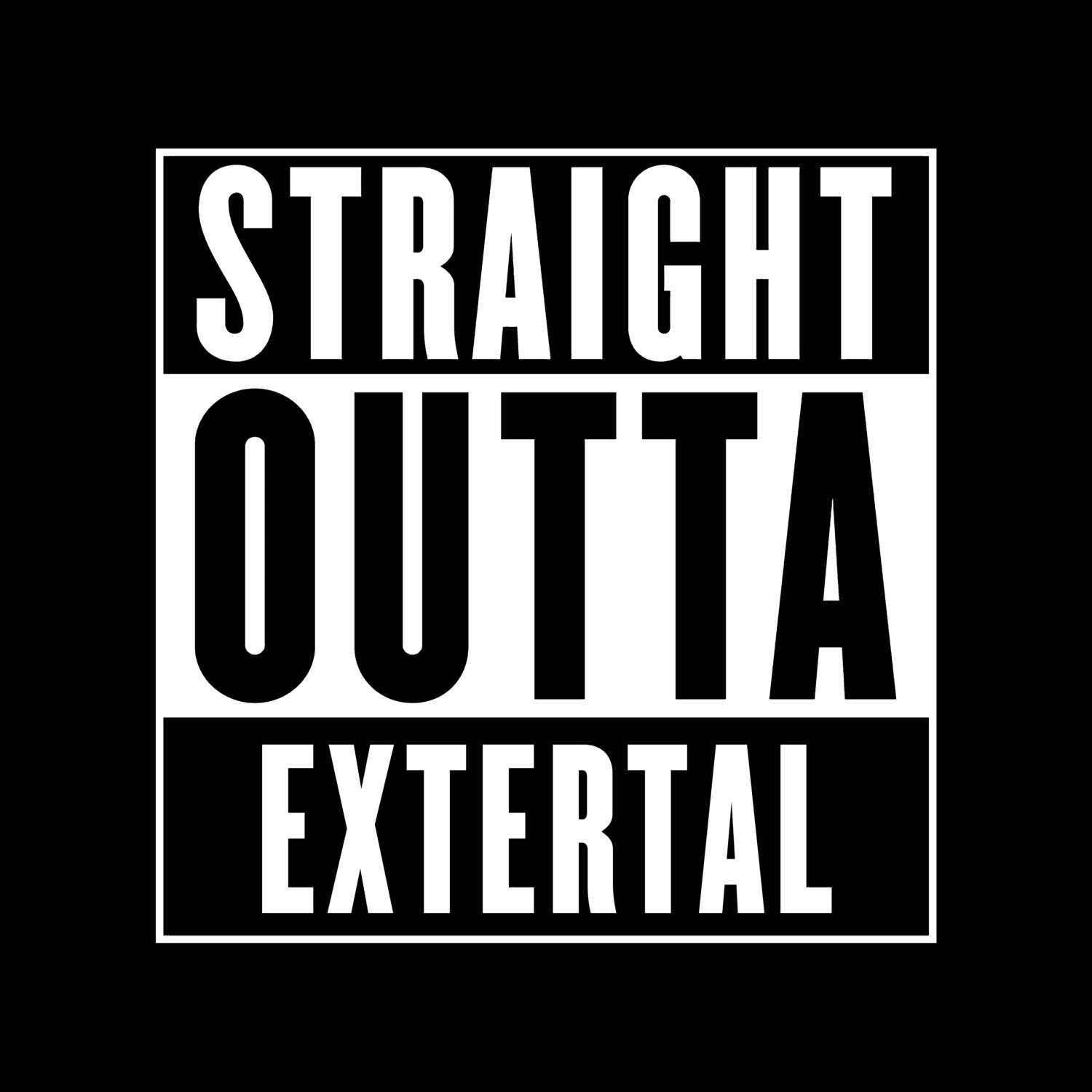 Extertal T-Shirt »Straight Outta«