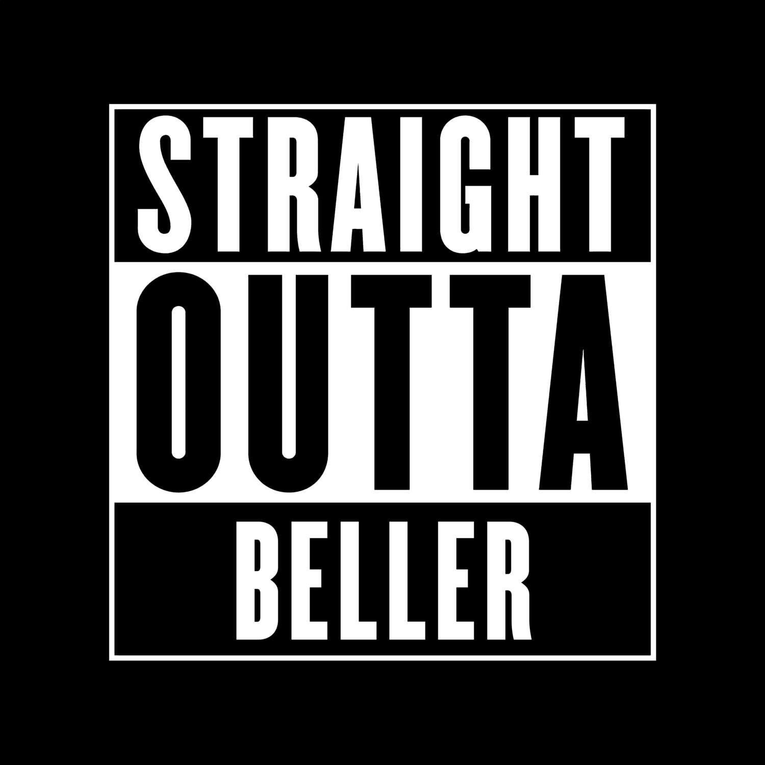 Beller T-Shirt »Straight Outta«