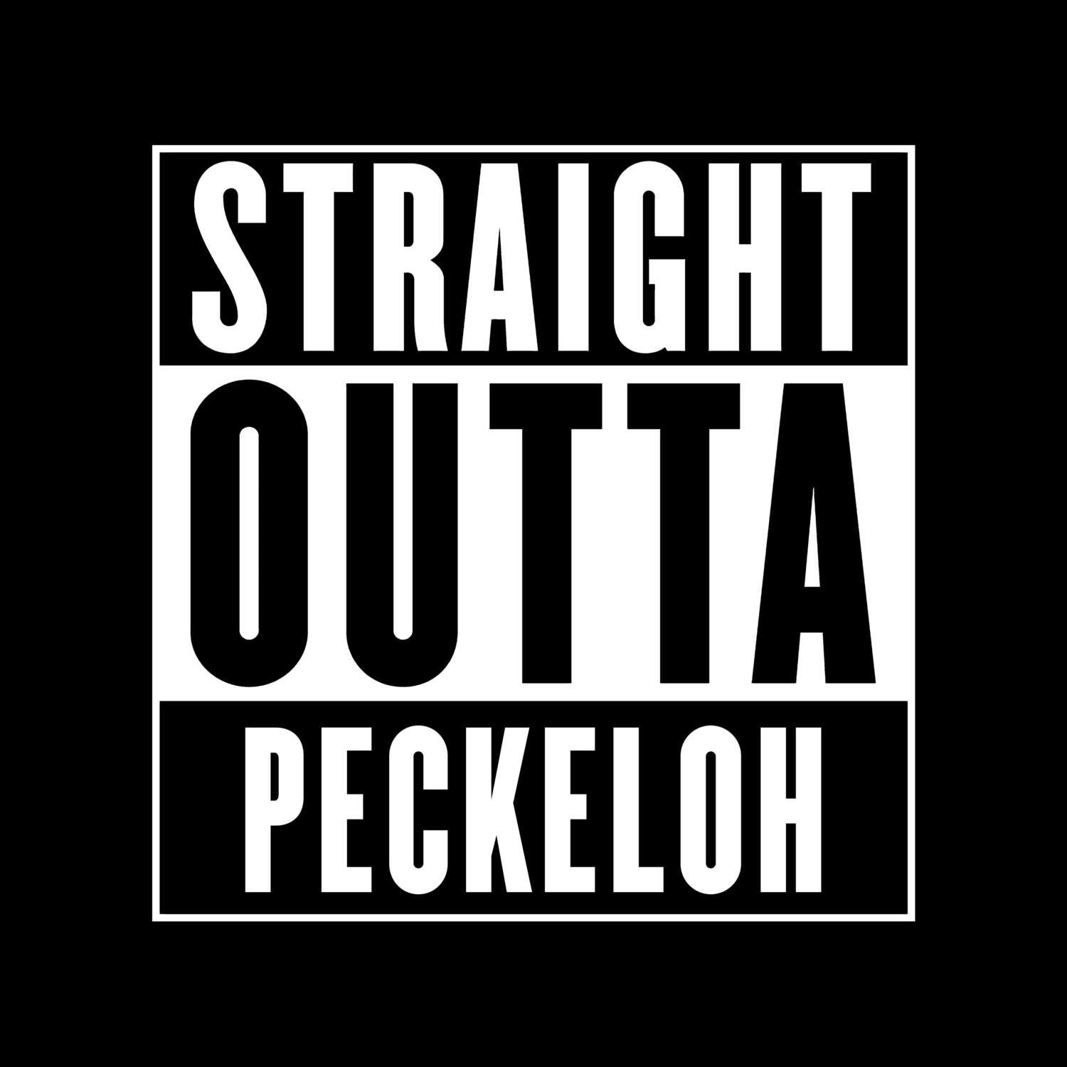Peckeloh T-Shirt »Straight Outta«