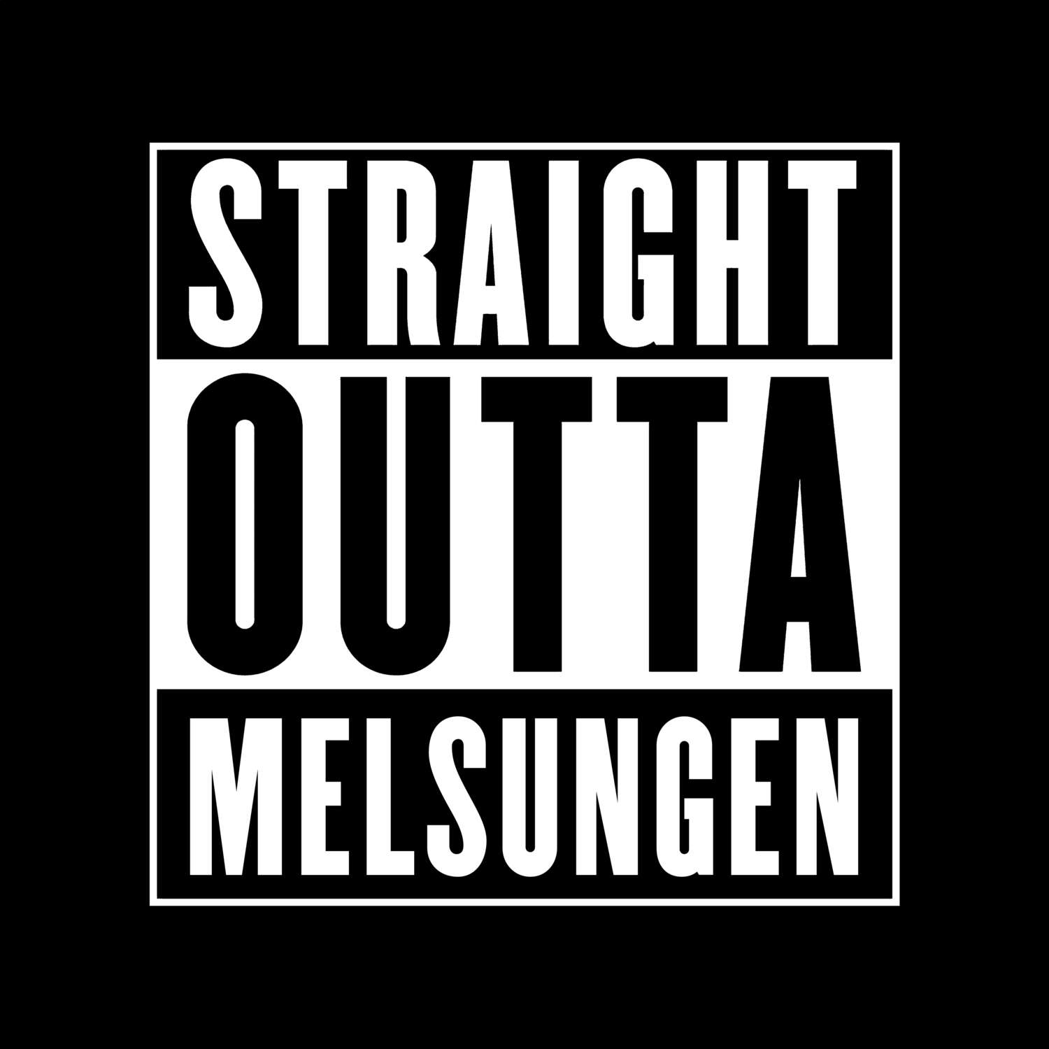 Melsungen T-Shirt »Straight Outta«