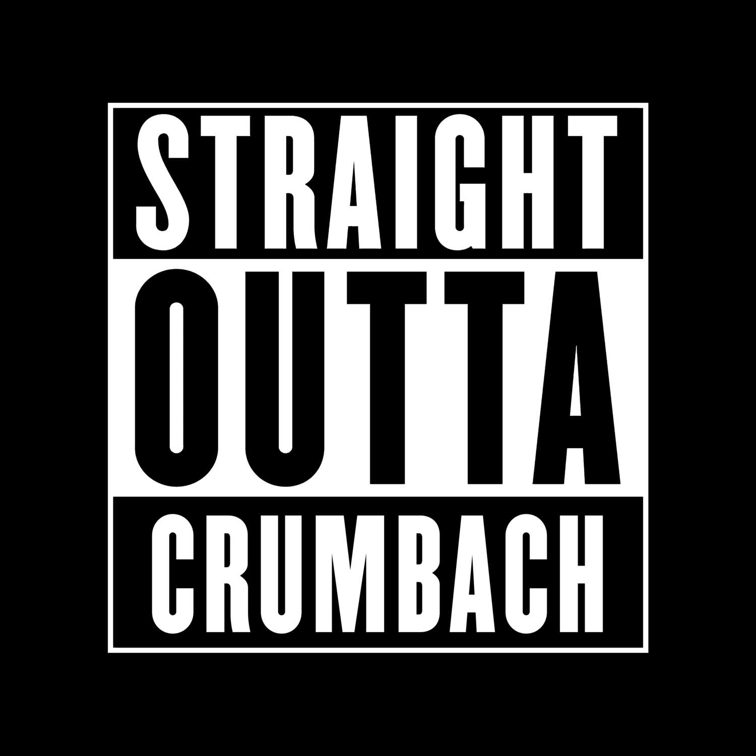 Crumbach T-Shirt »Straight Outta«