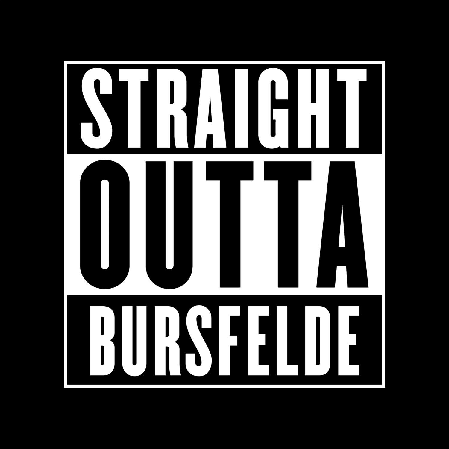 Bursfelde T-Shirt »Straight Outta«