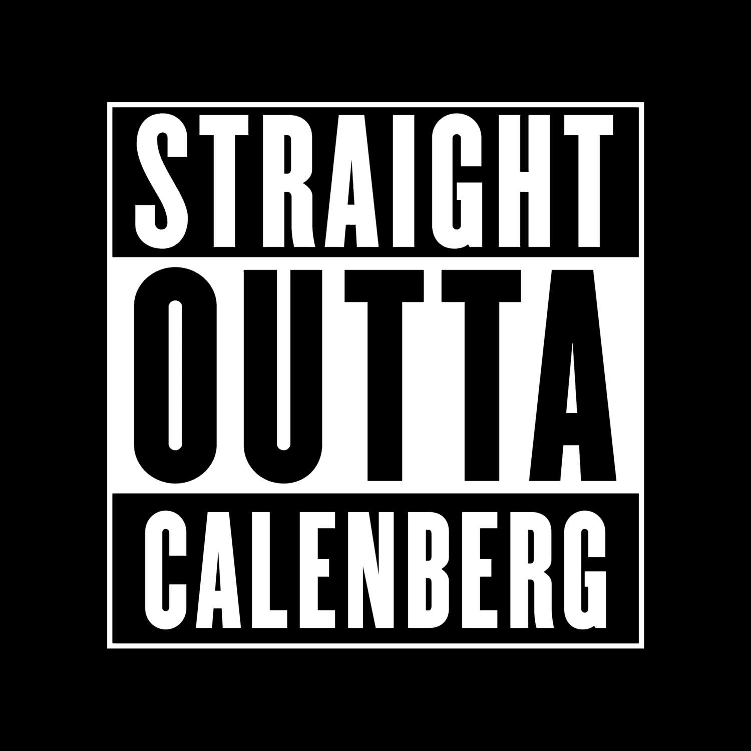 Calenberg T-Shirt »Straight Outta«