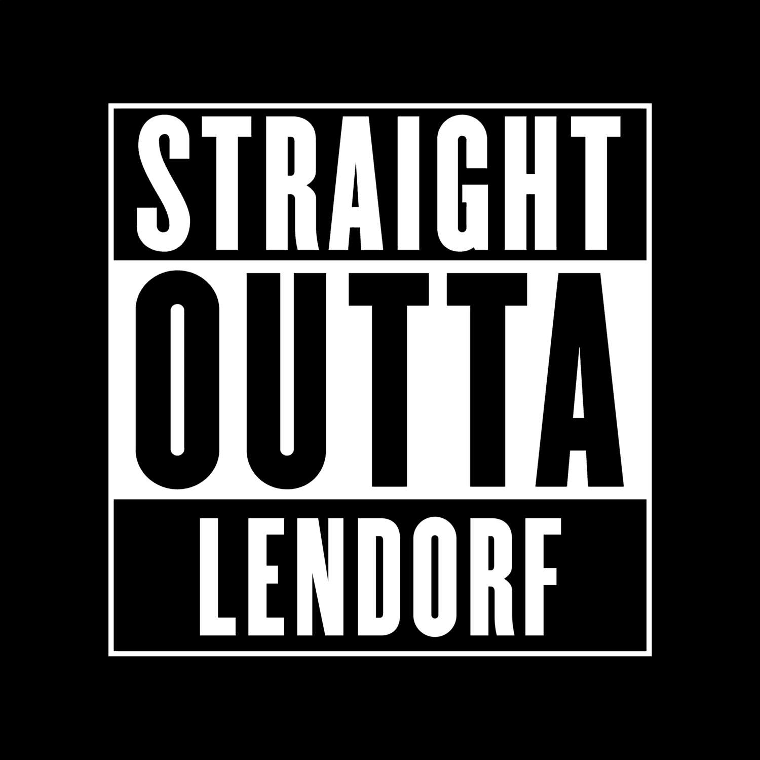 Lendorf T-Shirt »Straight Outta«