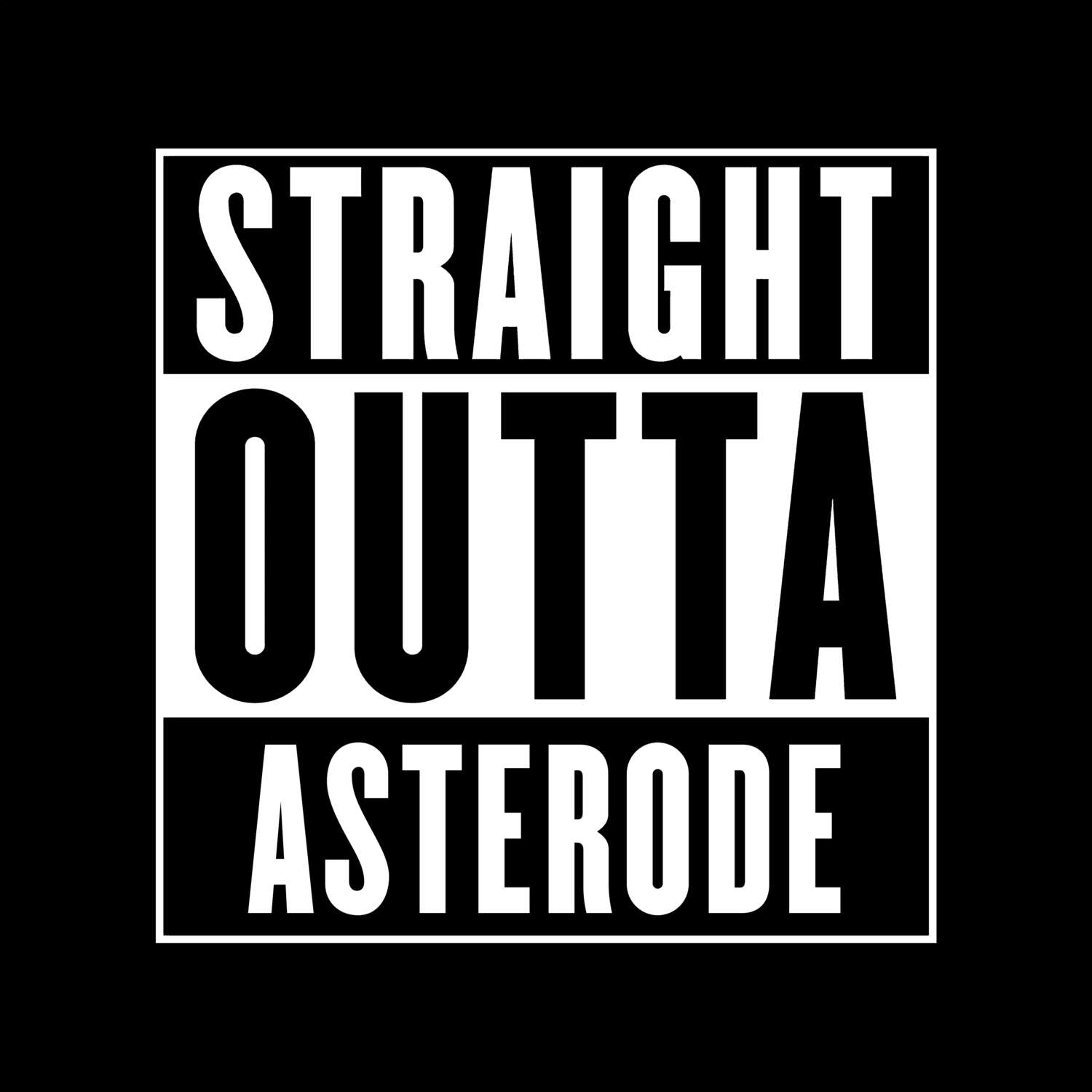Asterode T-Shirt »Straight Outta«