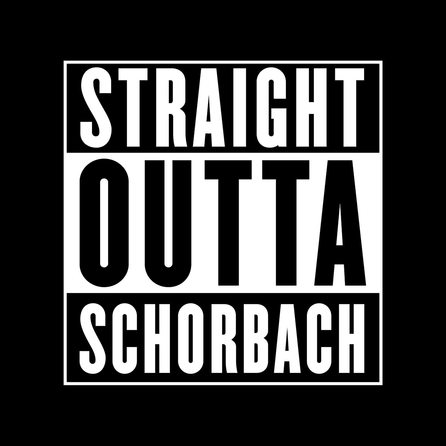 Schorbach T-Shirt »Straight Outta«