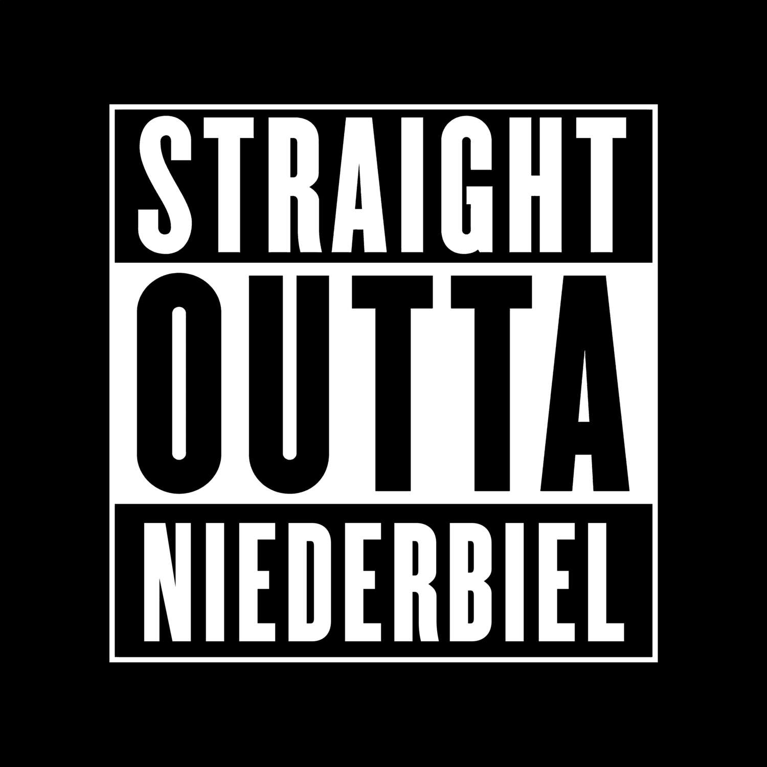 Niederbiel T-Shirt »Straight Outta«