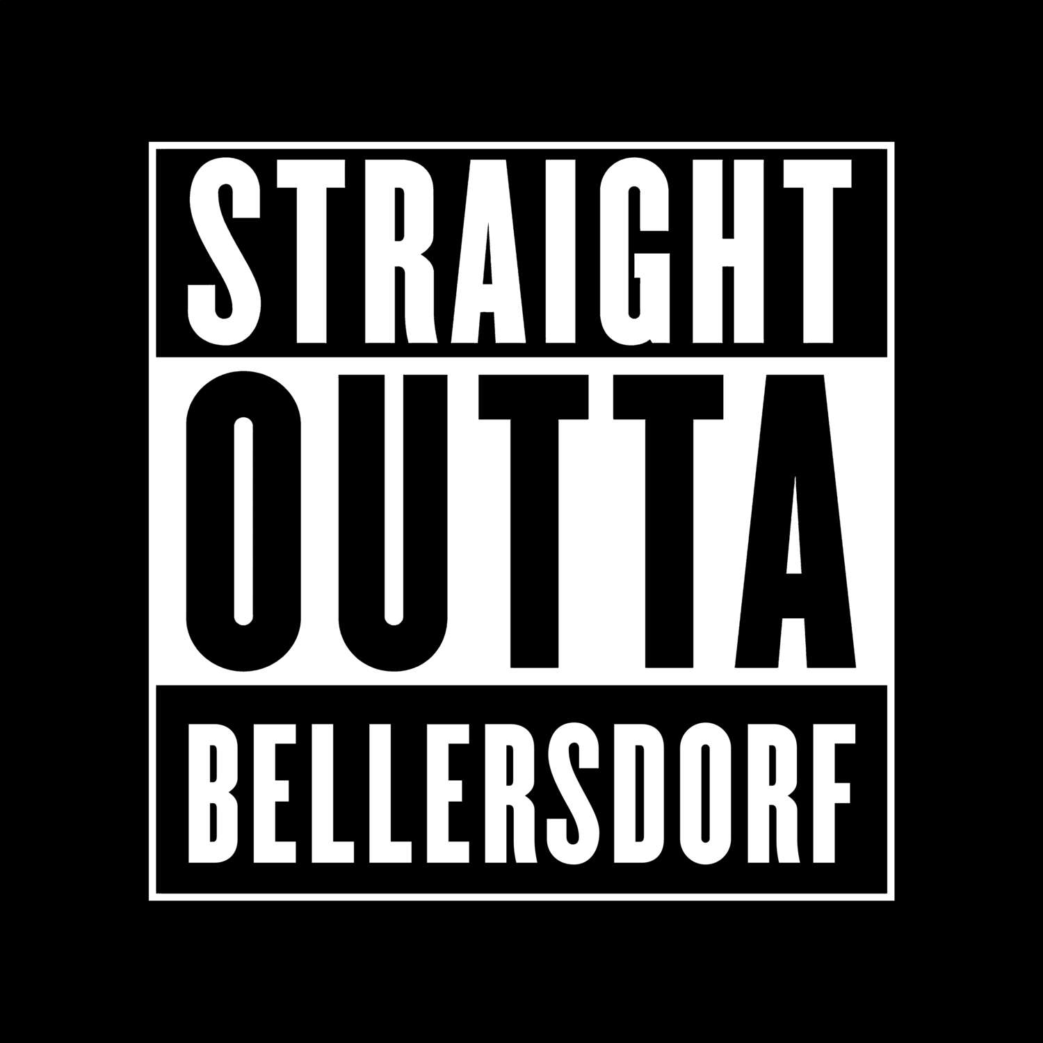 Bellersdorf T-Shirt »Straight Outta«