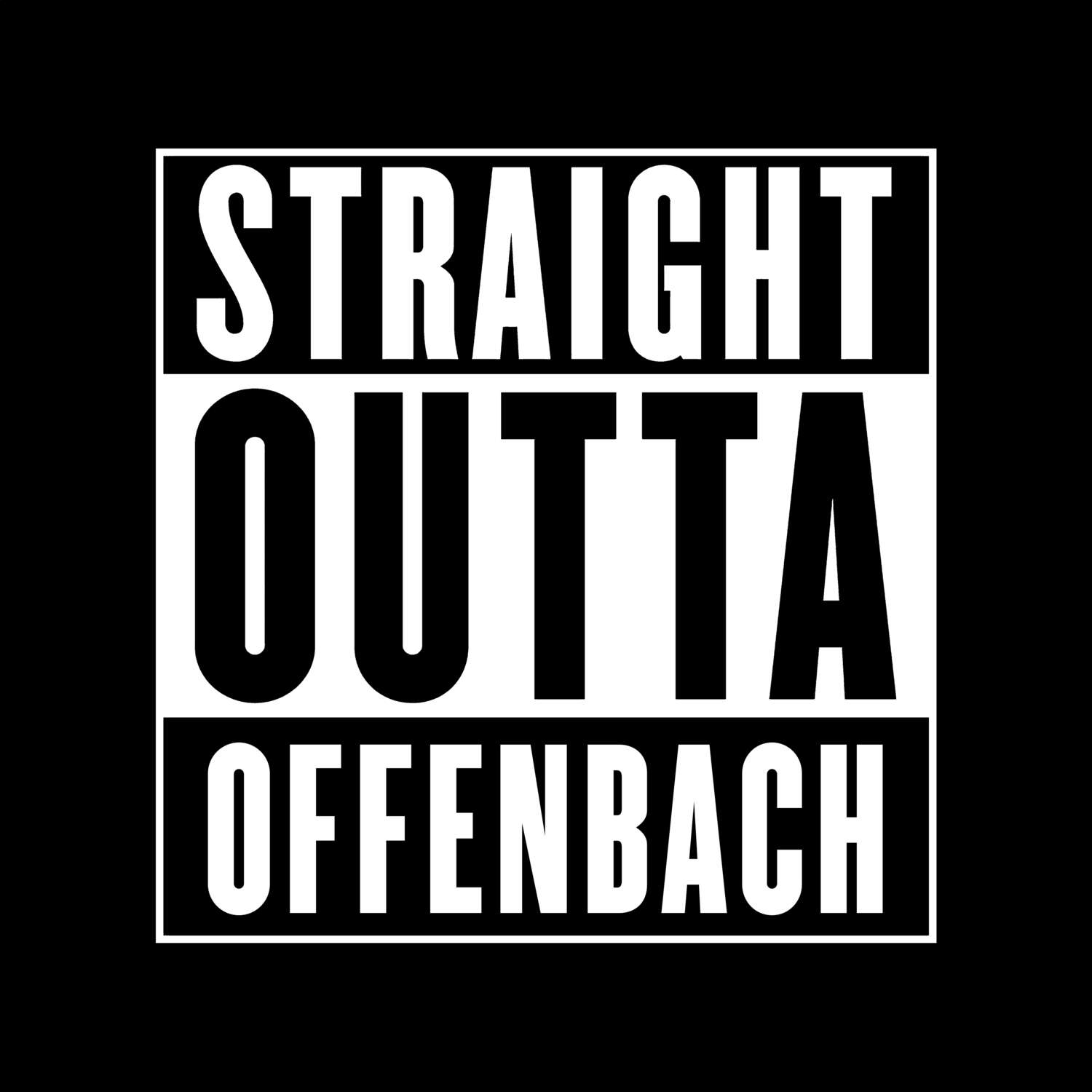 Offenbach T-Shirt »Straight Outta«