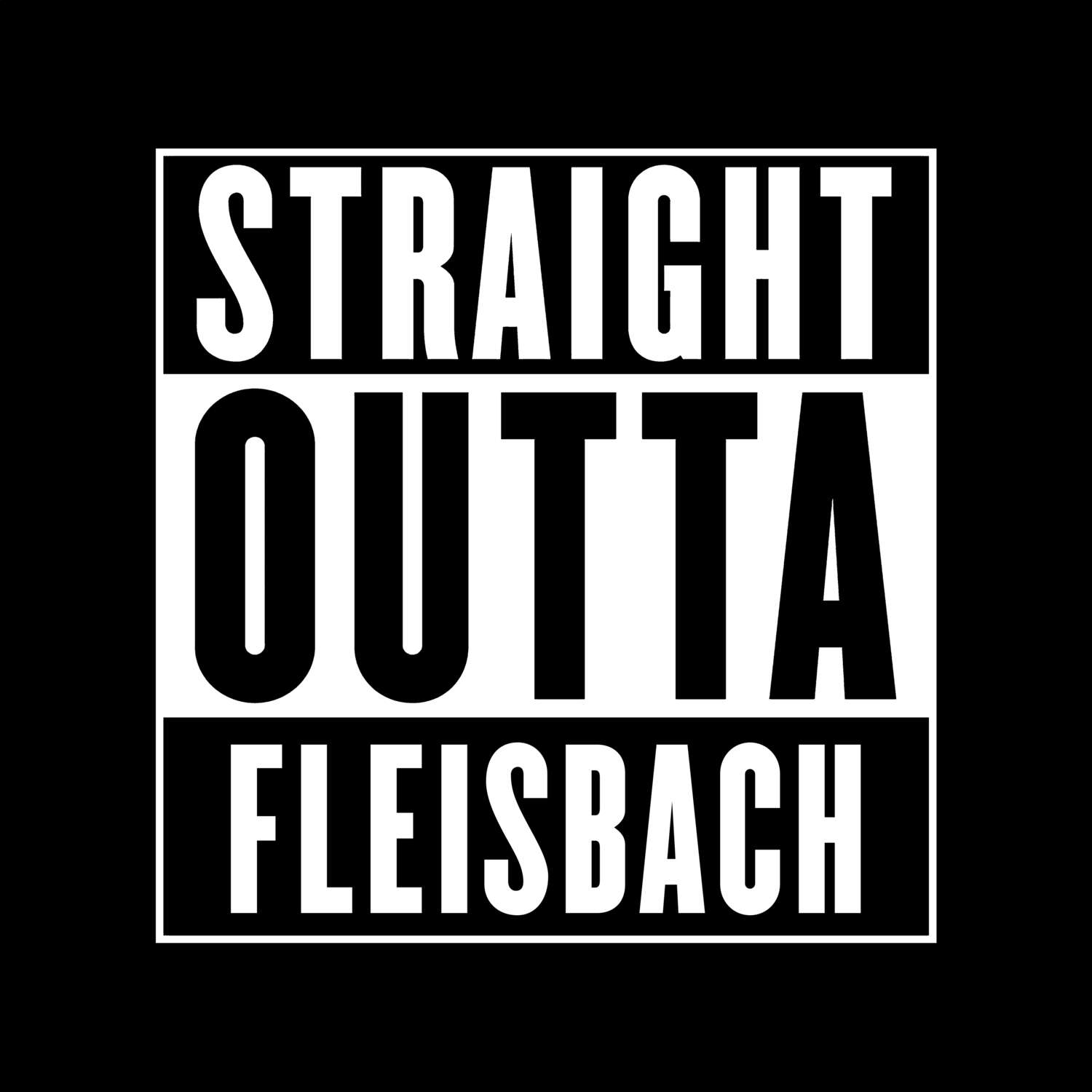 Fleisbach T-Shirt »Straight Outta«