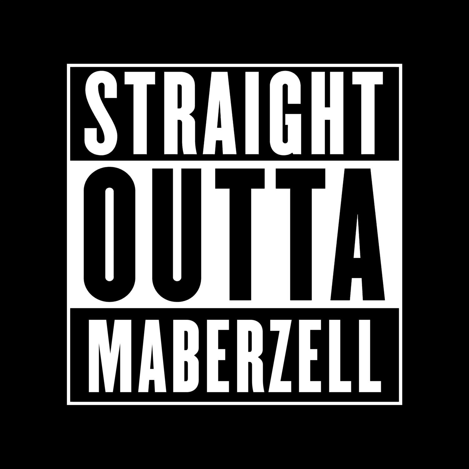 Maberzell T-Shirt »Straight Outta«