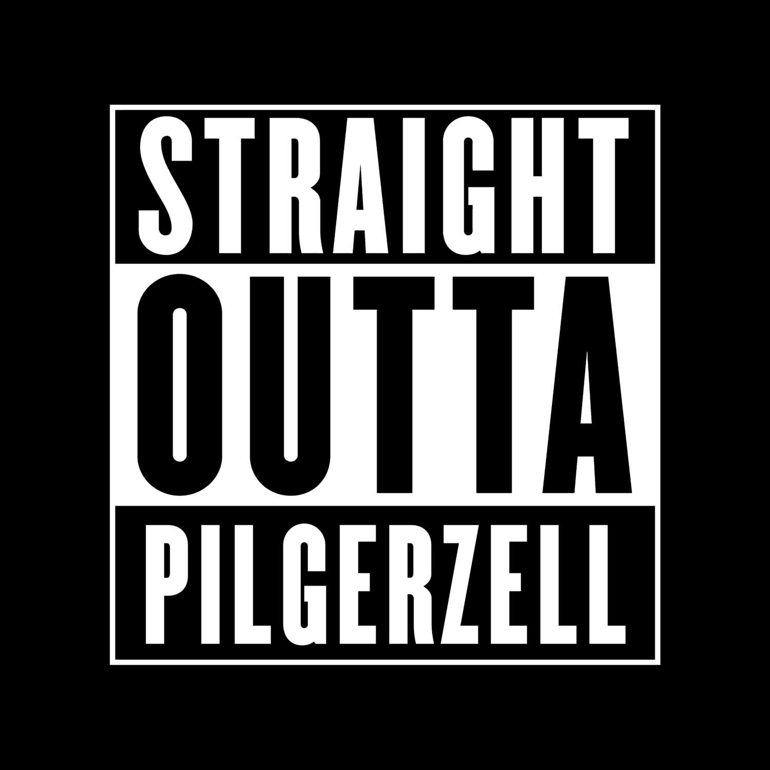 T-Shirt »Straight Outta« für den Ort »Pilgerzell«