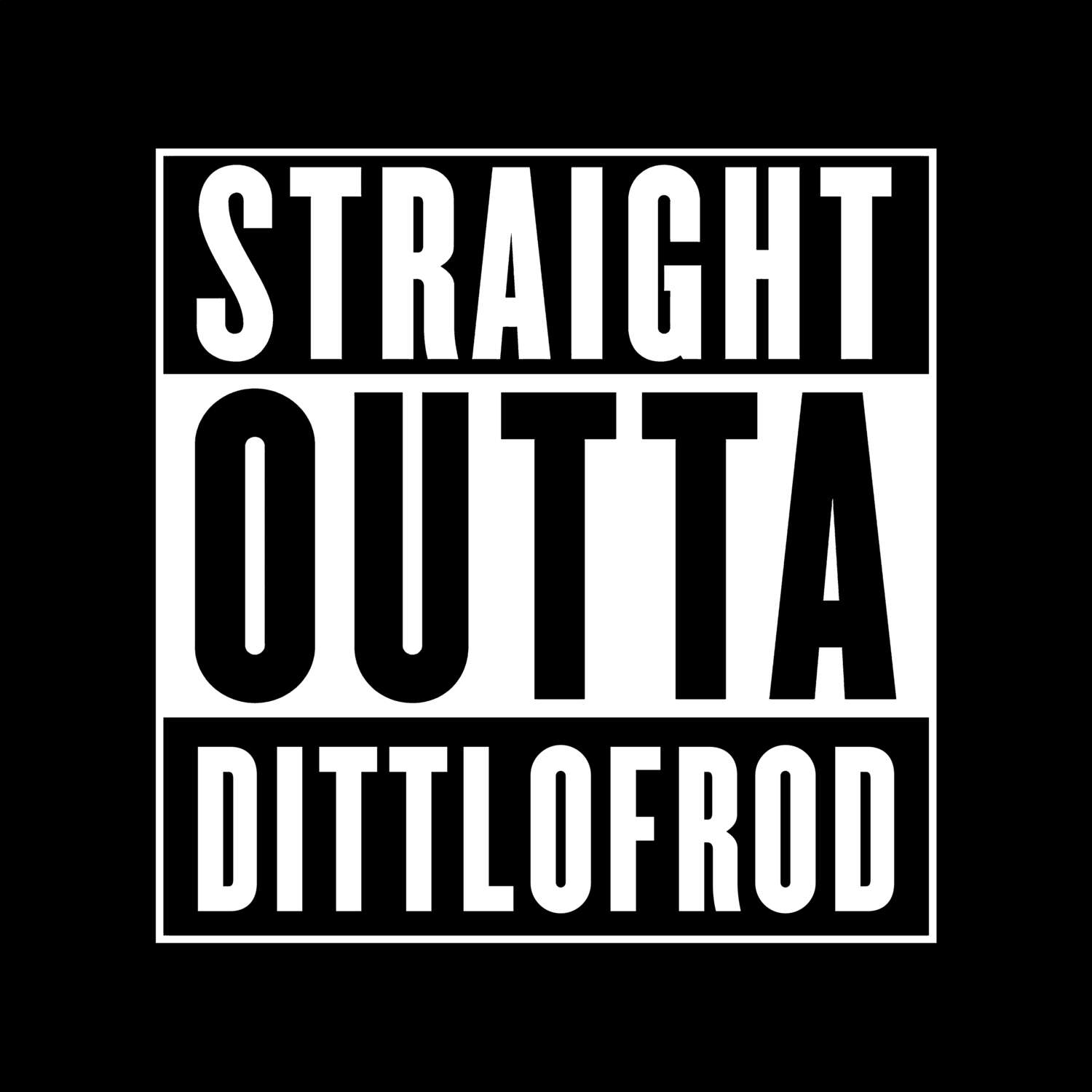 Dittlofrod T-Shirt »Straight Outta«