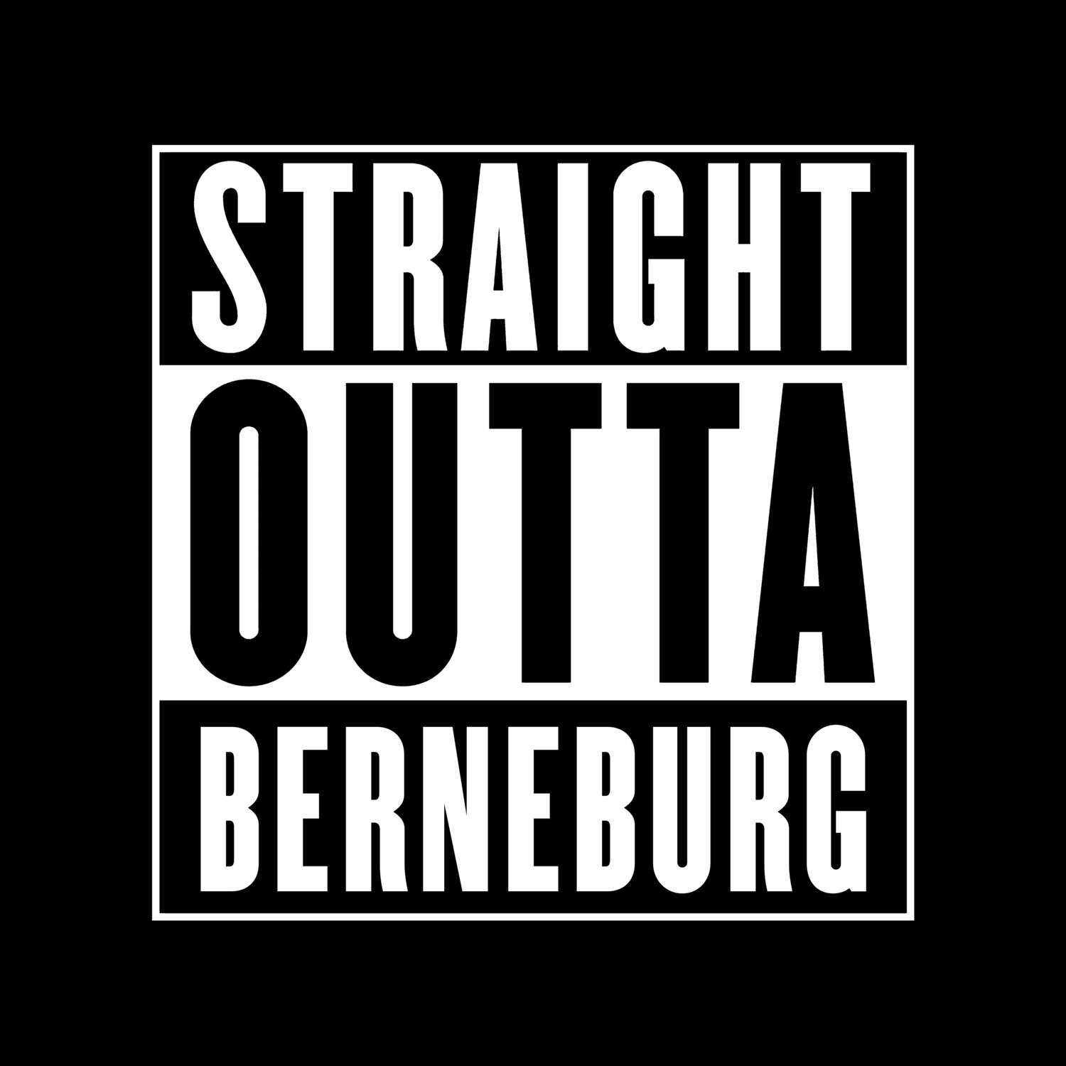 Berneburg T-Shirt »Straight Outta«