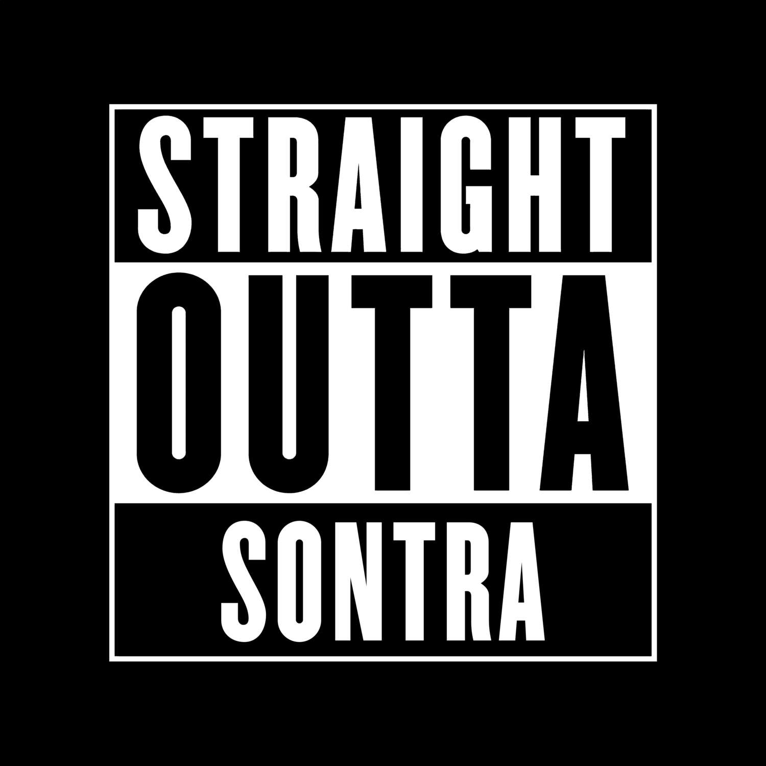 Sontra T-Shirt »Straight Outta«